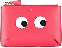 Vista 1 de Anya Hindmarch Eyes pequeño bolsillo suelto cartera de cuero - Lollipop