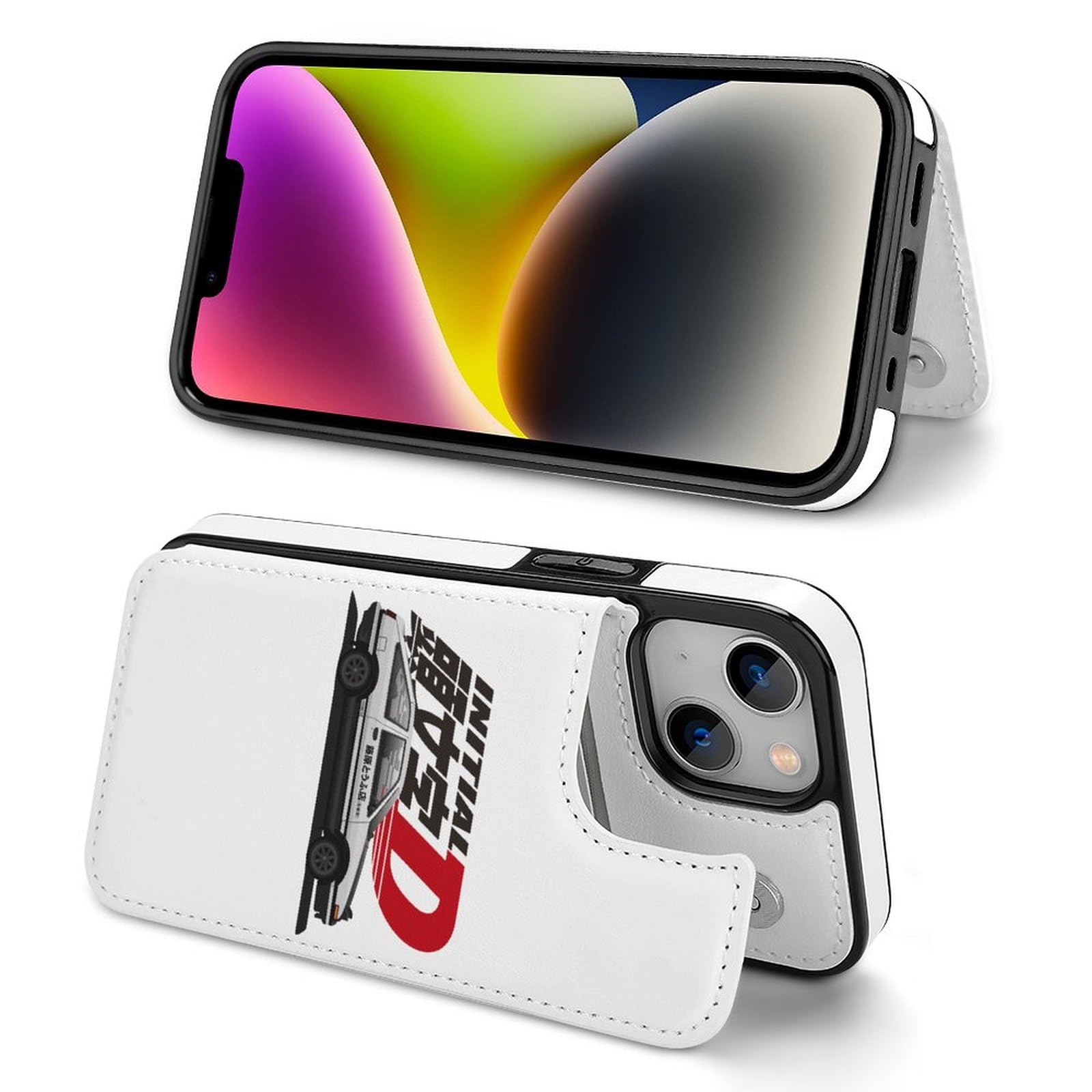 Amazon.co.jp: iPhoneXS Maxケース 手帳型 PUレザー 頭文字d