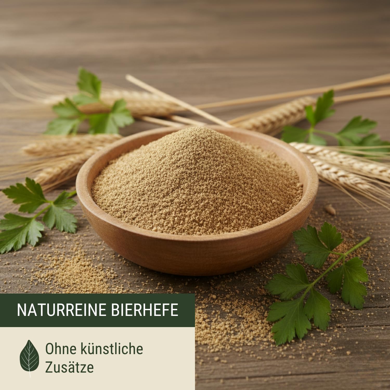 Produktbild von HÜHNER Land Bierhefe BT Für Geflügel – 1 Kg Futterergänzung Für Hühner, Wachteln & Co., Mit B-Vitaminen, Aminosäuren & Mineralien