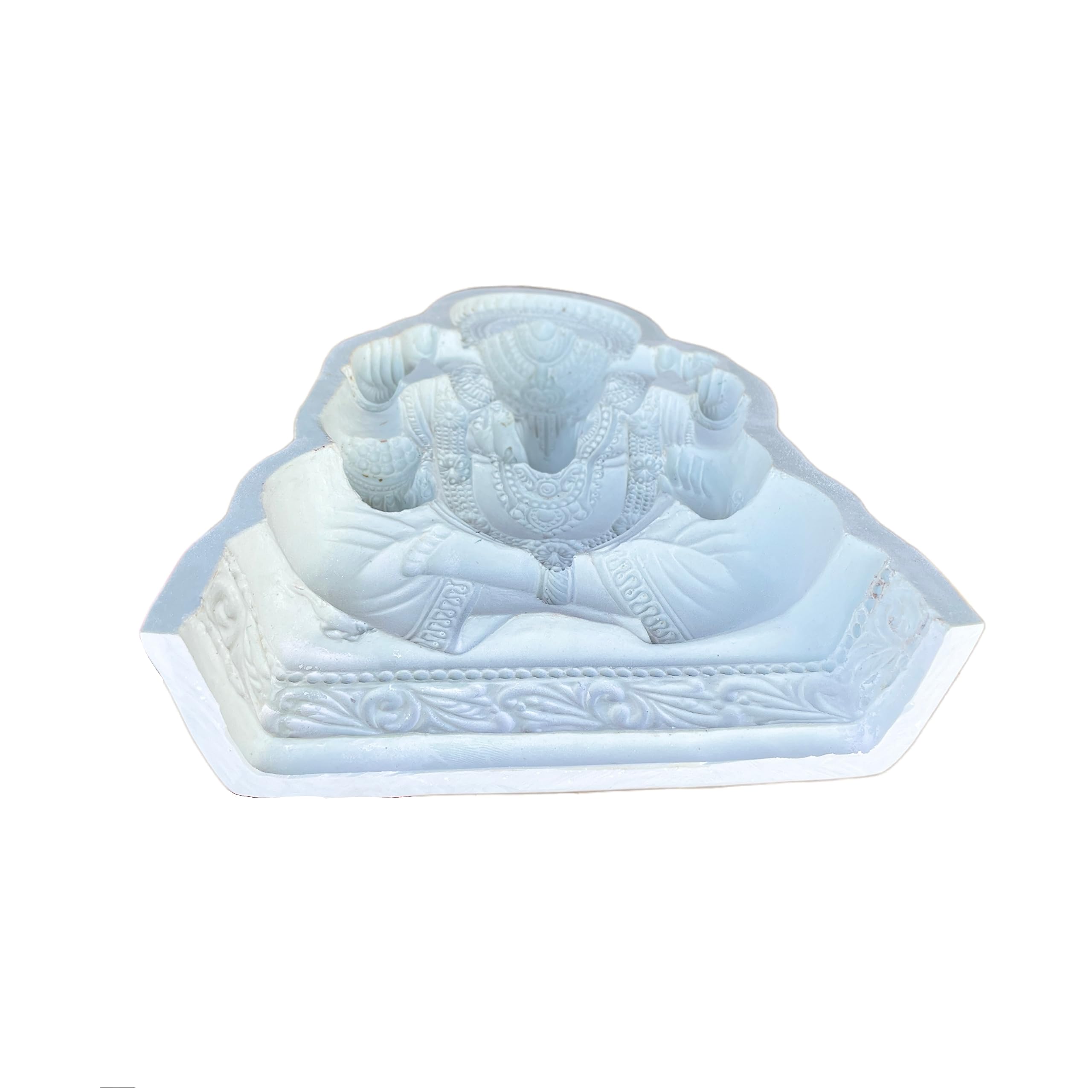 Art sculpture Fiberglass Dagdusheth Ganapati Idol Making Mold/Mould Hight 13 Inch, White - Image 5 thumbnail