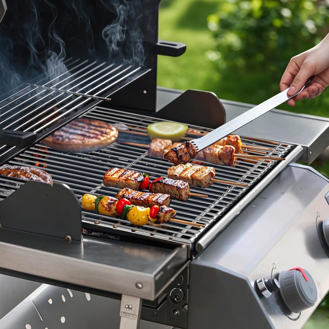 4 Edelstahlroste Für Chargriller Grills – Passend Für Viele Modelle Wie 2121, 3001, 5050