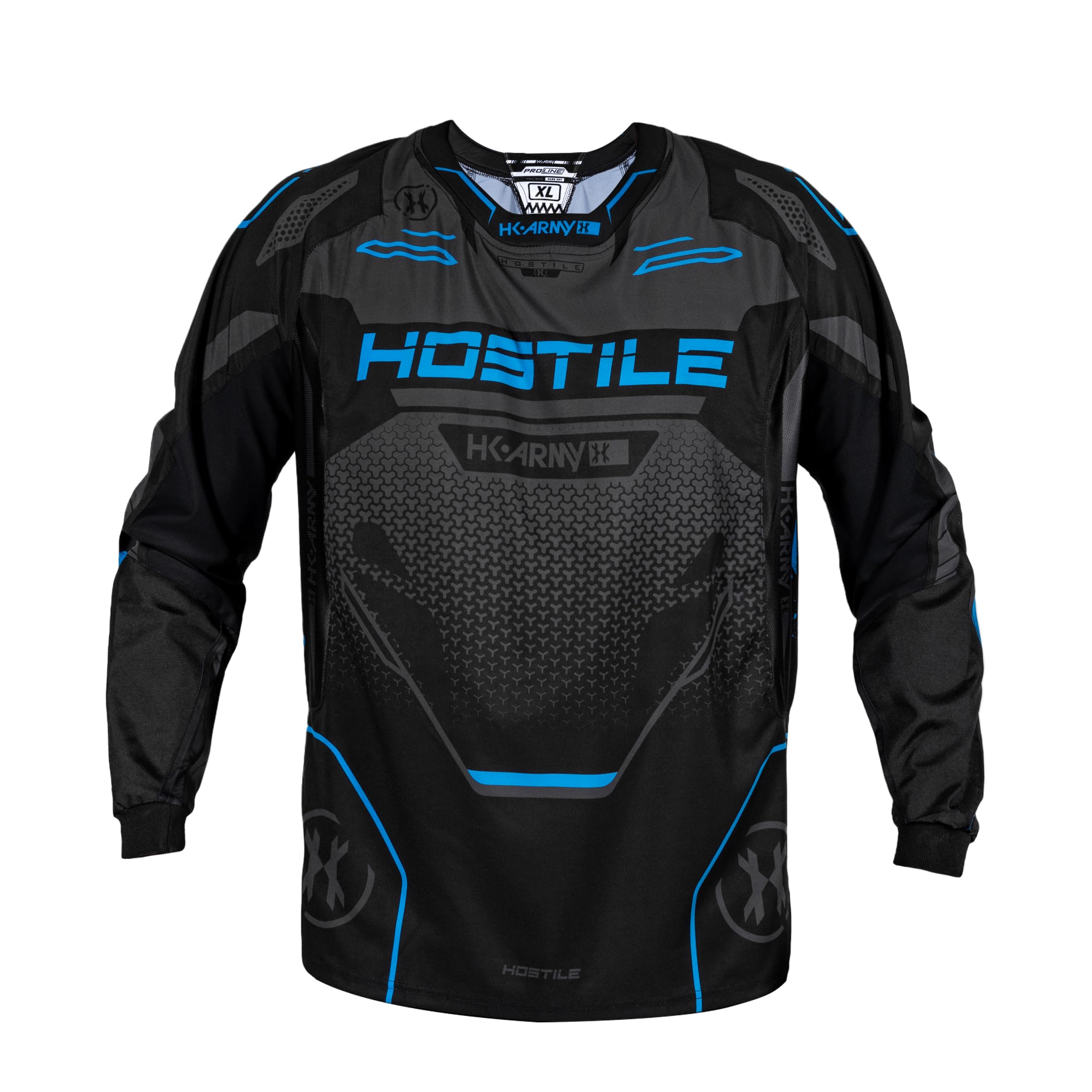 Hk Army Men's Blue Proline Paintball Jersey For - Padded Paintball Shirt, Xxl