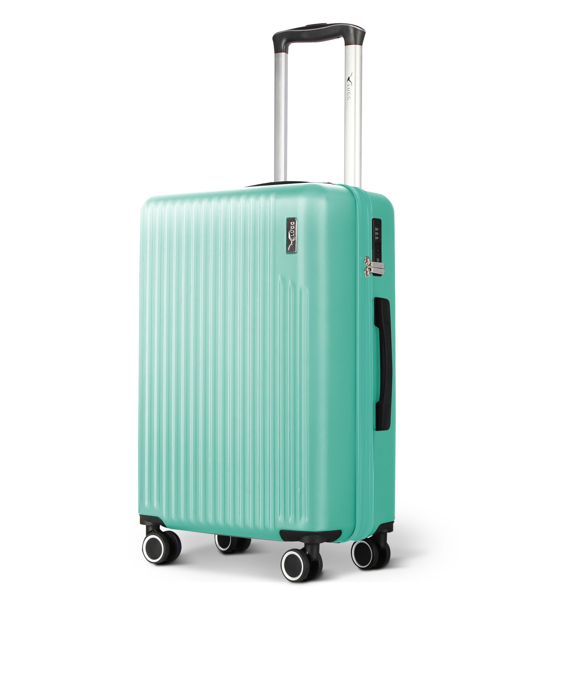 LUGG 20inch Vacay Suitcase ABS Luggage with TSA Indent Lock, Aluminium Trolley Handle, 360° Spinner Wheels, Water-Resistant & Durable Material - Airline Compatible (55 x 23 x 35cm) — view 44