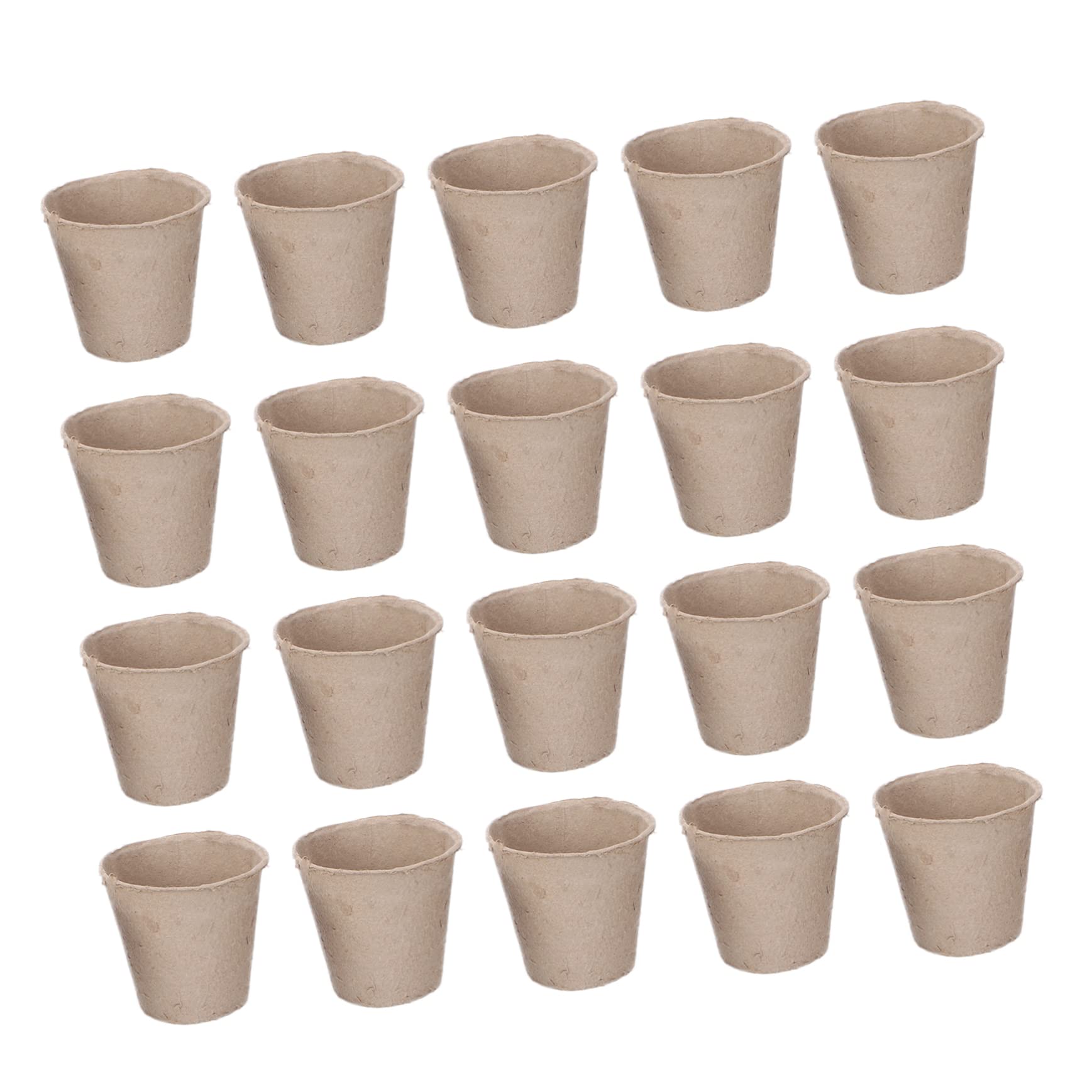 ibasenice 40pcs Nursery Cup Kit Pulp Plant Starters for Gardening for Seedling Cultivation of Vegetables and Flowers