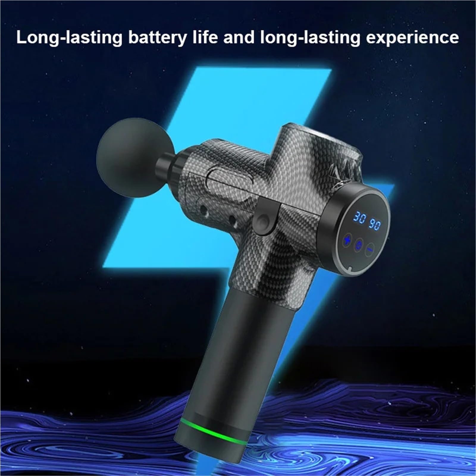 Pistola de Masaje, Masajeador De Impacto Masaje Vibración Pistola Fascia Funcional Multifuncional para Relajación Muscular