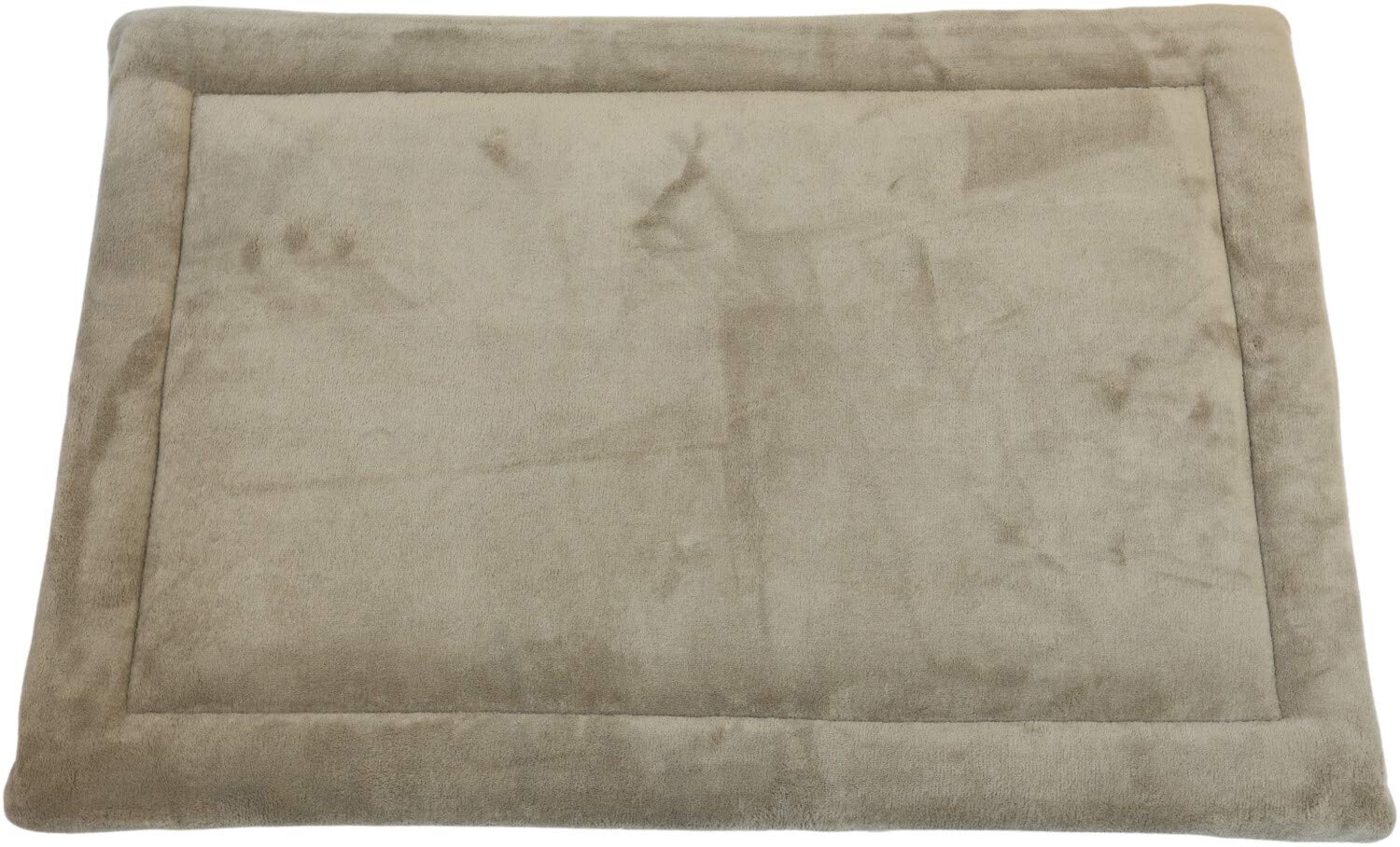 MidWest Homes for Pets Deluxe Micro Terry Pet Bed, Dog Bed & Crate Mat, Taupe, 30-Inch, 29.0" L x 21.0" W x 1.2" Th