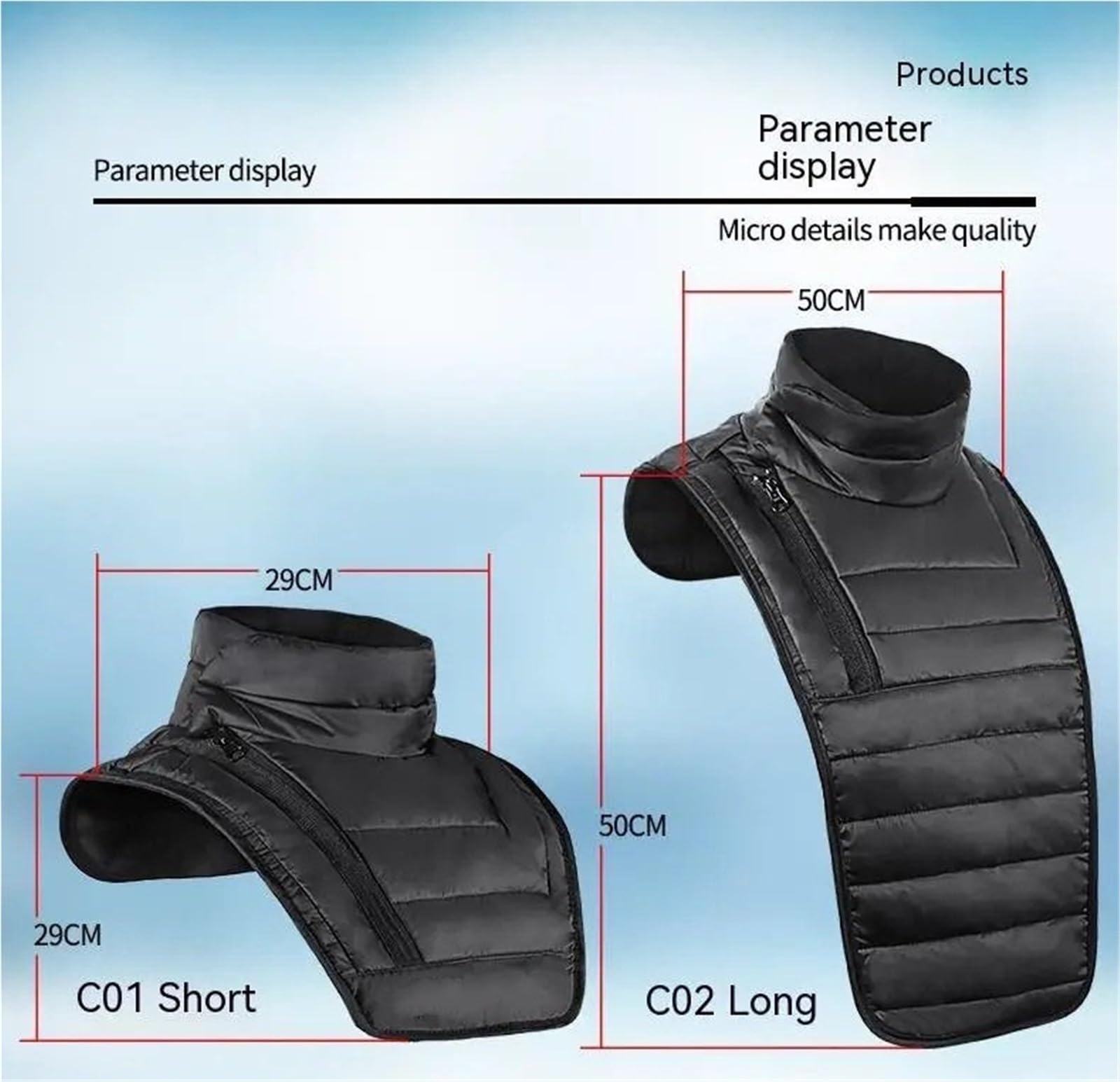 sottocasco Sciarpa Calda Invernale Antivento Impermeabile per Moto Maschera da Equitazione Scaldacollo Termico con Bavaglino Traspirante Passamontagna(Long)