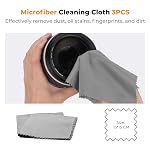 K&F CONCEPT 15-in-1 Kit de nettoyage d'objectifs pour caméra avec Air Bouffées, essuie-glaces*6, 60ml Liquide, tenue de nettoyage*5, stylo à lentilles, pinceau pour DSLR Téléphones cellulaires de filtre d'objectif de caméra