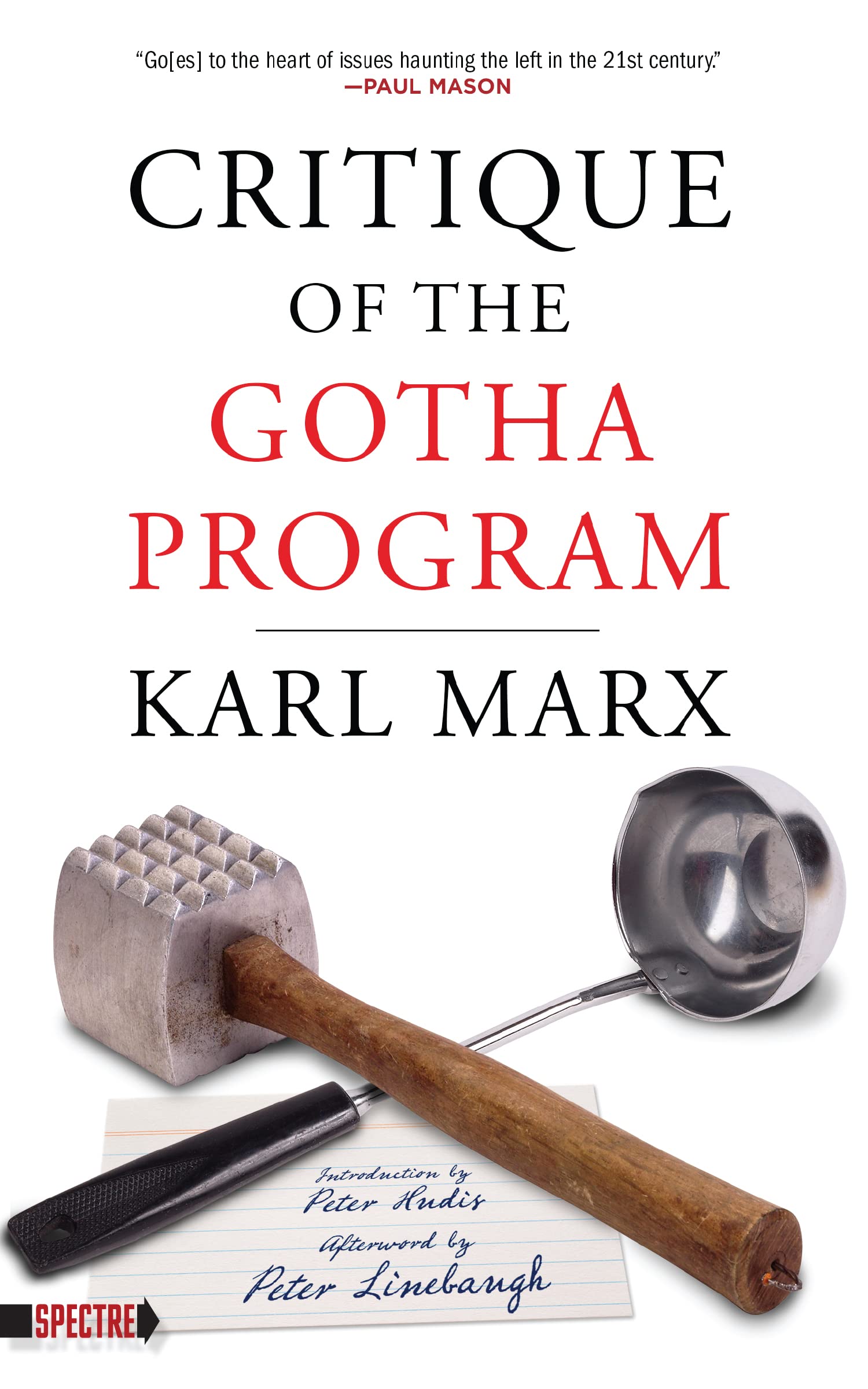 Critique Of The Gotha Program (Spectre). Marx, Karl, Anderson, B., L**