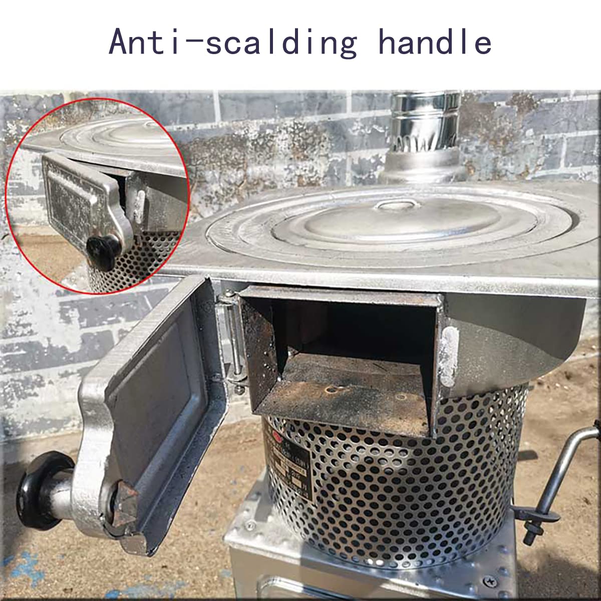 Cast Iron Gasification Coal Wood Stove Indoor Outdoor Multipurpose