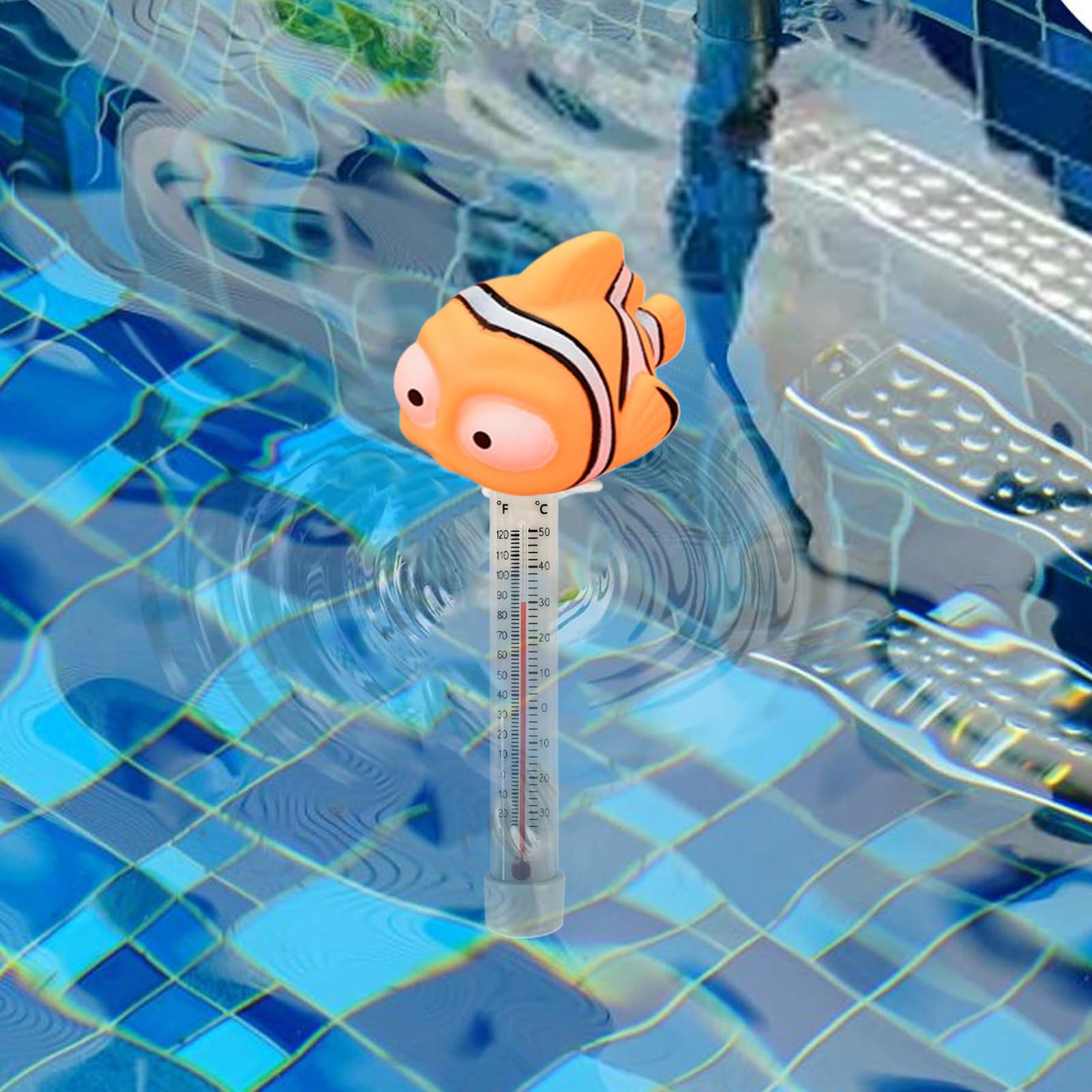 Termometro per Piscina,Sensore Temperatura Bagnetto | Accessori Precisi per Vasca Idromassaggio Spa Doccia Laghetto e Acquario