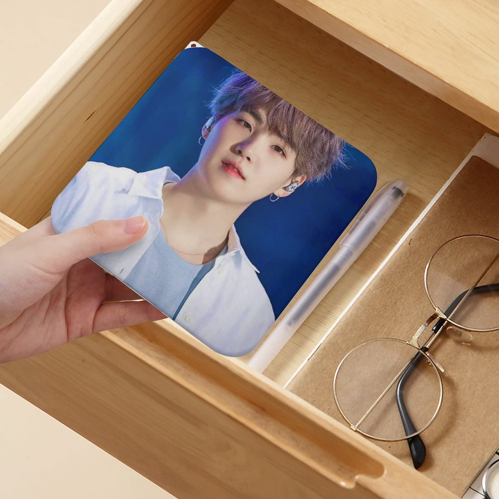 Amazon.co.jp: BTS-SUGA Mask Case with Stopper, Portable, Mask Box