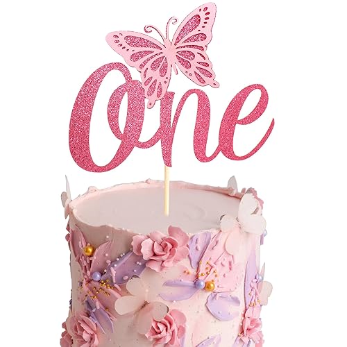 1 pieza de decoración de mariposa para pastel de baby shower, mariposa de primer cumpleaños, decoración para temática de mariposa, baby shower,