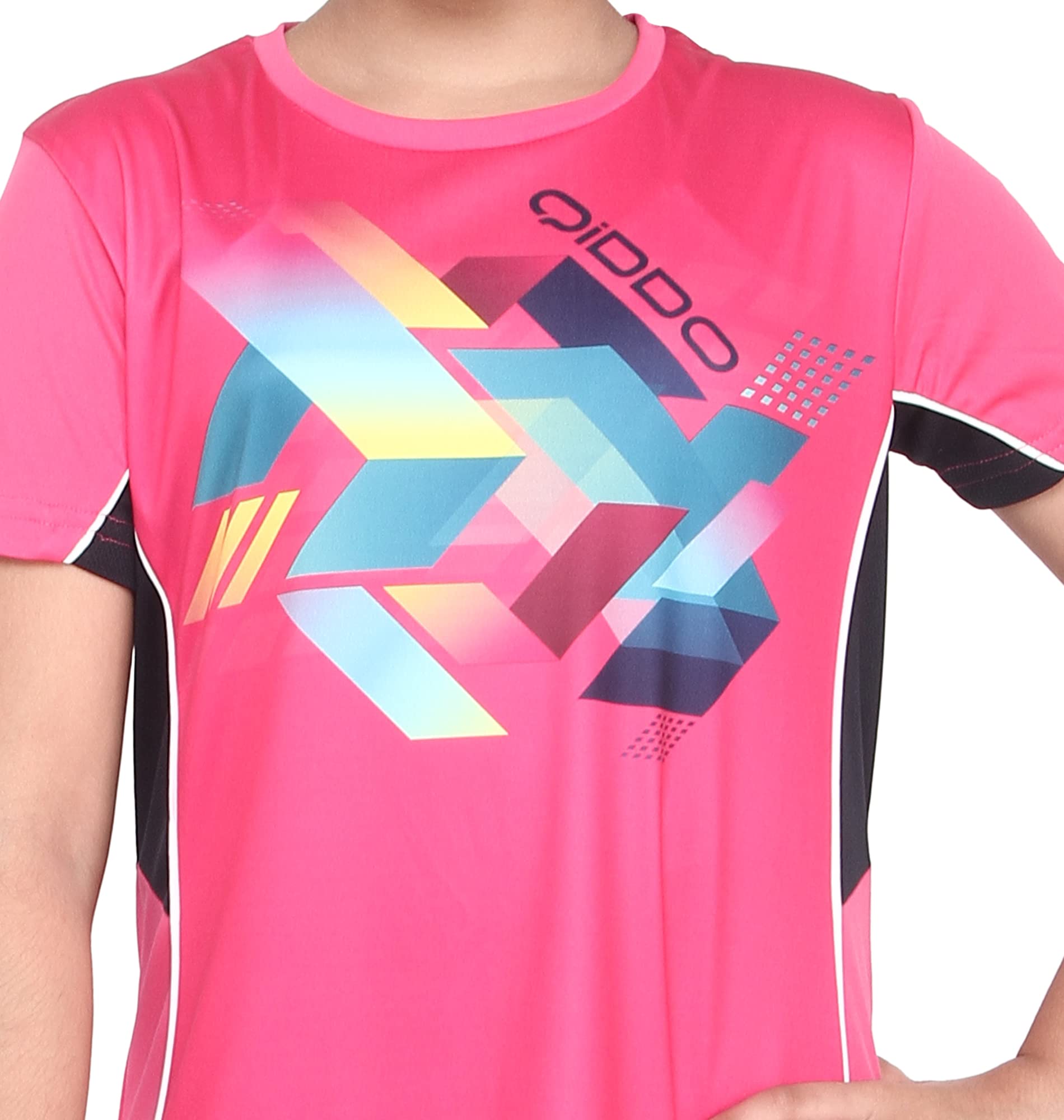 Qiddo Sports Girls' T-Shirt 6-7 Years (Pink) - Image 7 thumbnail