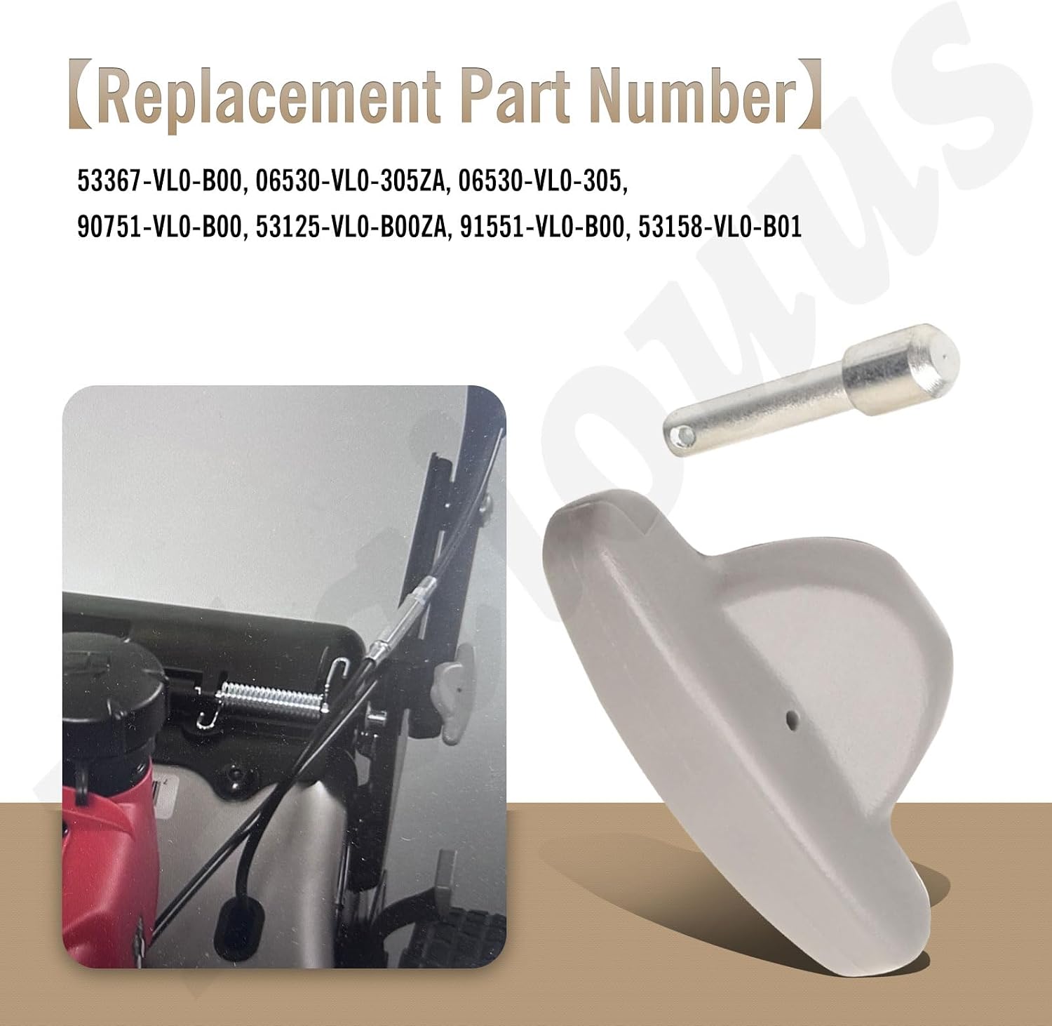 06530-Vl0-315ZA Handle Adjuster Kit - for HD Fits HRR216K6 HRX217K2 Model