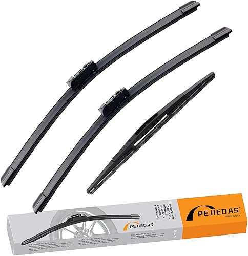 PEJIEDAS Limpiaparabrisas de 26 + 20 pulgadas con limpiaparabrisas trasero de 14 pulgadas de repuesto para Subaru Ascent 2019-2022, calidad original