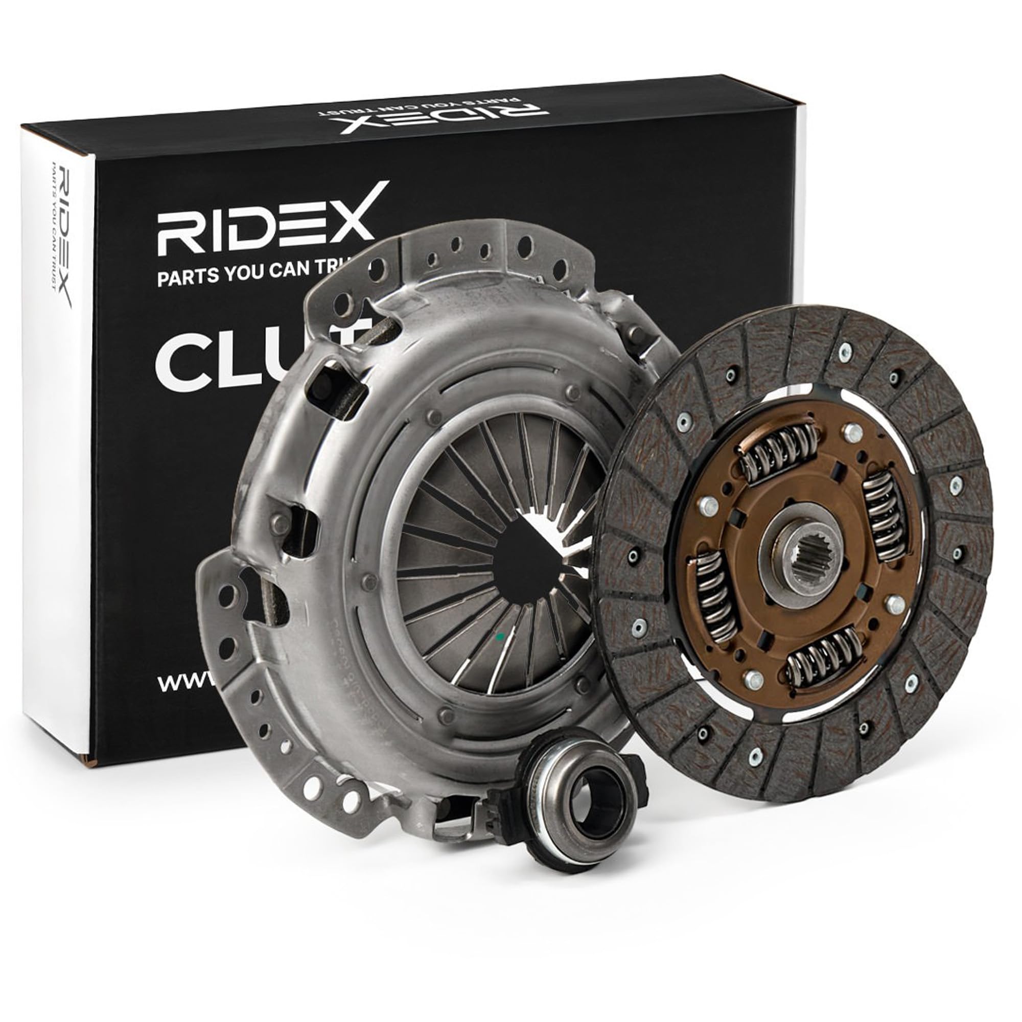 RIDEX 479C0034 Kit d'embrayage avec mécanisme d'embrayage avec disque d'embrayage avec butée de débrayage Compatible avec PEUGEOT 205 II 3/5 portes