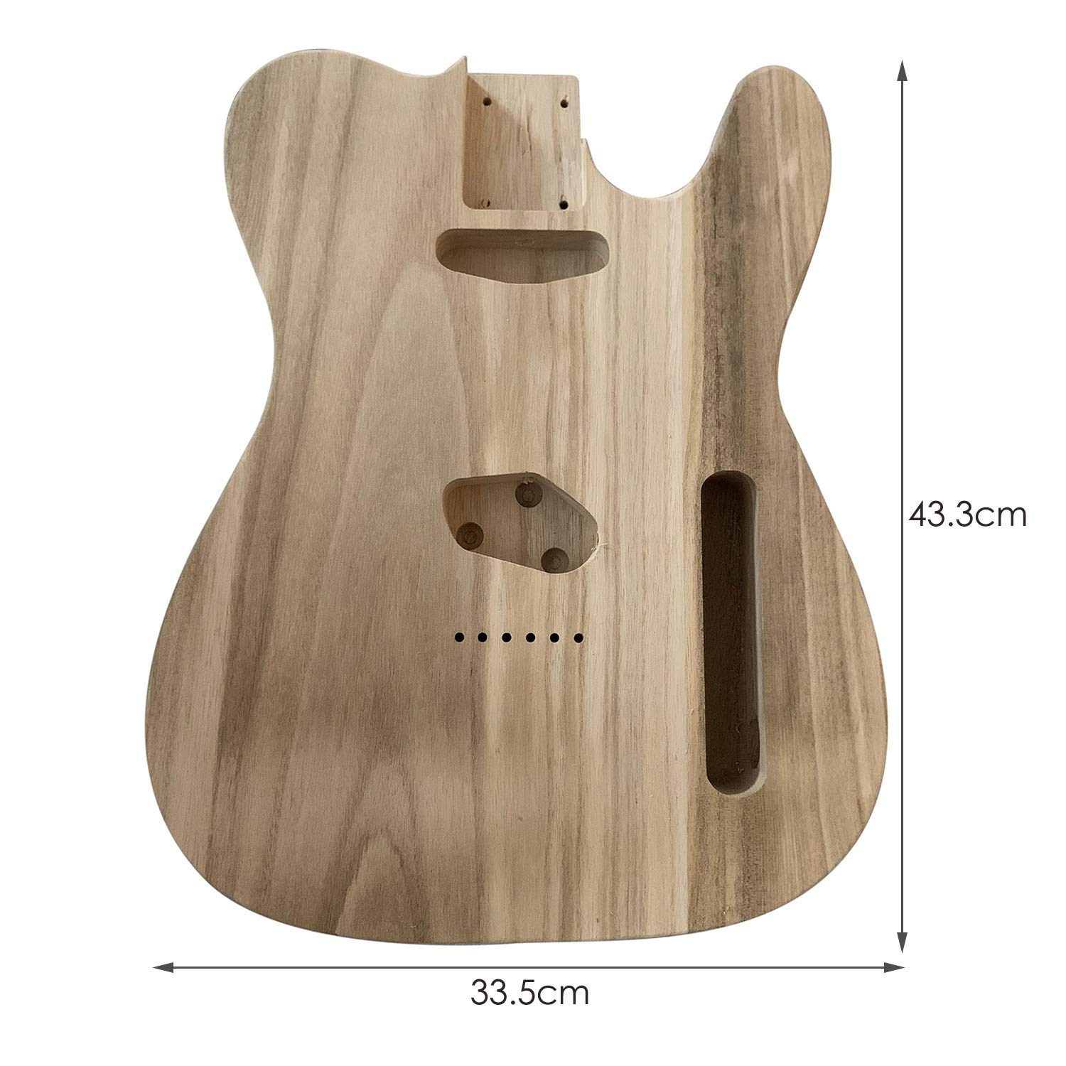 Korpus gitarowy Klon nasadka DIY Niedokończona gitara elektryczna Części zamienne do gitary elektrycznej TL