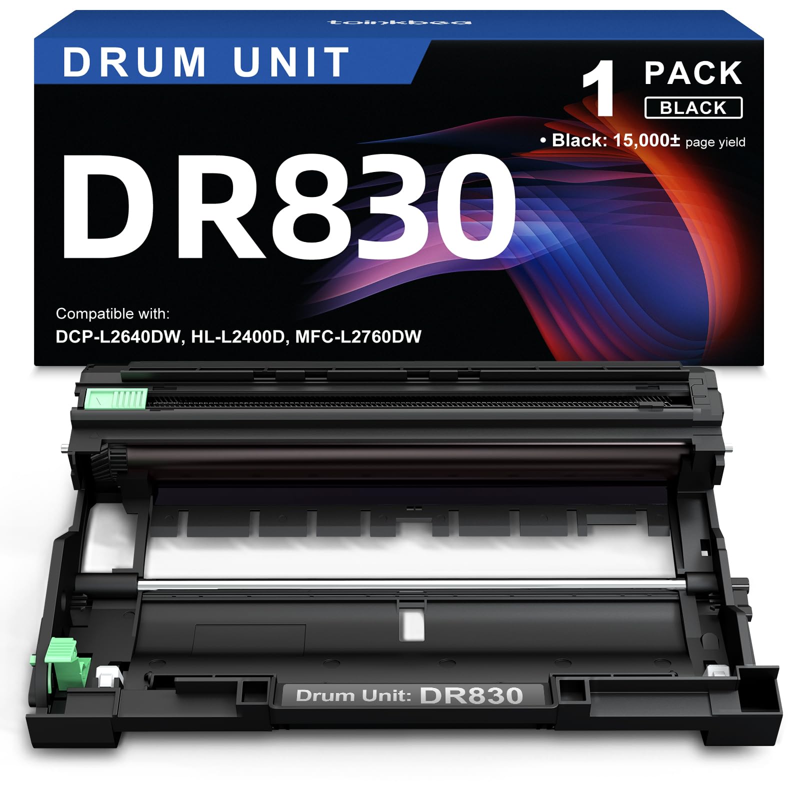 DR830 Drum (Not Toner) For Brother DR-830 DR830 Drum Unit For HL-L2400D HL-L2460DW HL-L2405DW HL-L2480DW DCP-L2640DW MFC-L2760DW MFC-L2820DW MFC-L2820DWXL (1 Pack - View #2