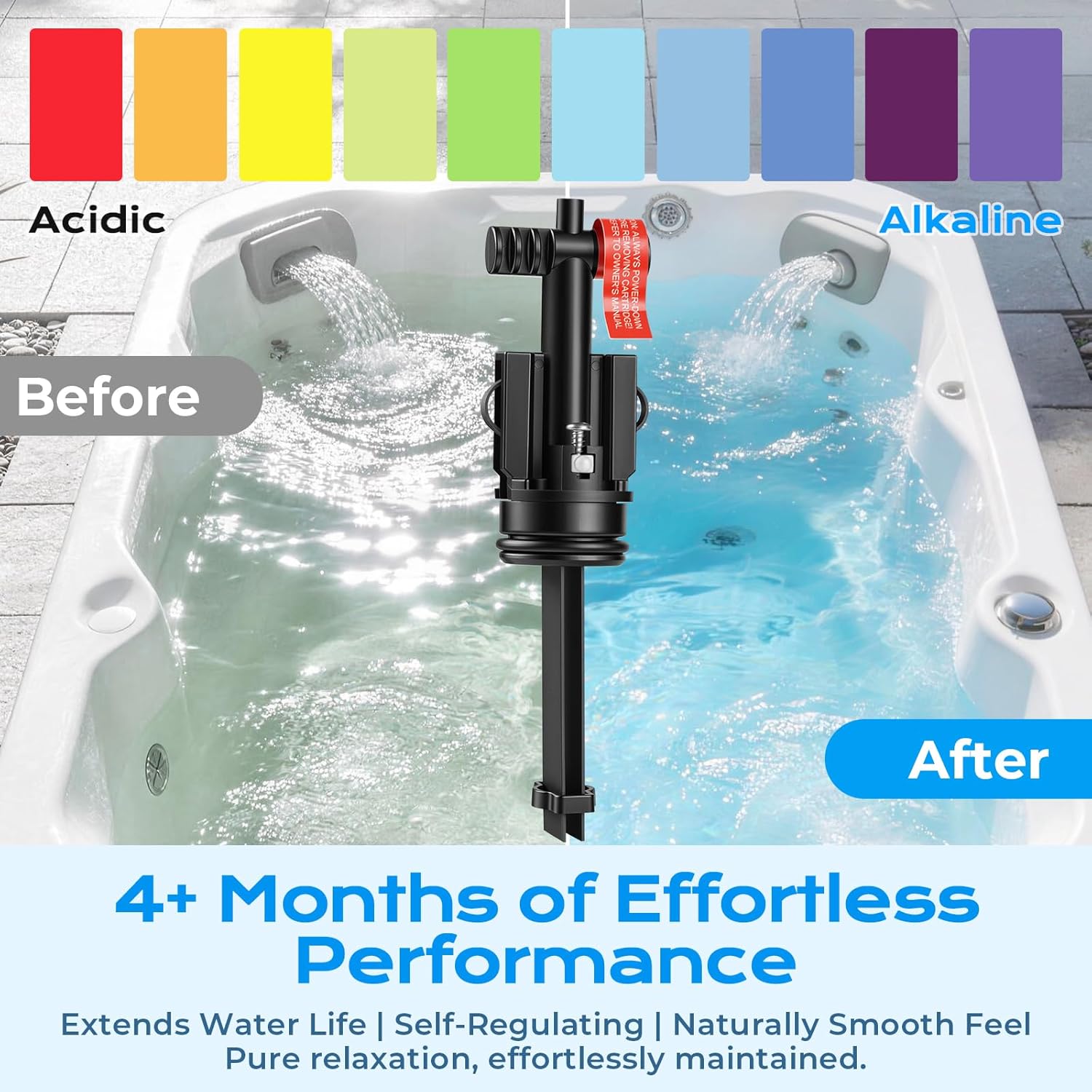 Salt System Cartridge Replacement Compatible with 2019+ Hot Spring Highlife & Limelight and Caldera Utopia & Paradise Spas, Supports Balanced, Skin-Friendly Water (3 Pack)