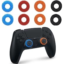 MOLOPPO 8PCS Aiming for Precision Rings Compatible with PS4, for PS5, for Xbox, for Xbox Accessories, Gaming Gear Red/Blue/Orange/Black
