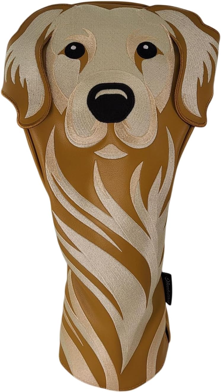 Golden Retriever Embroidered Classic Driver Headcover by ReadyGOLF