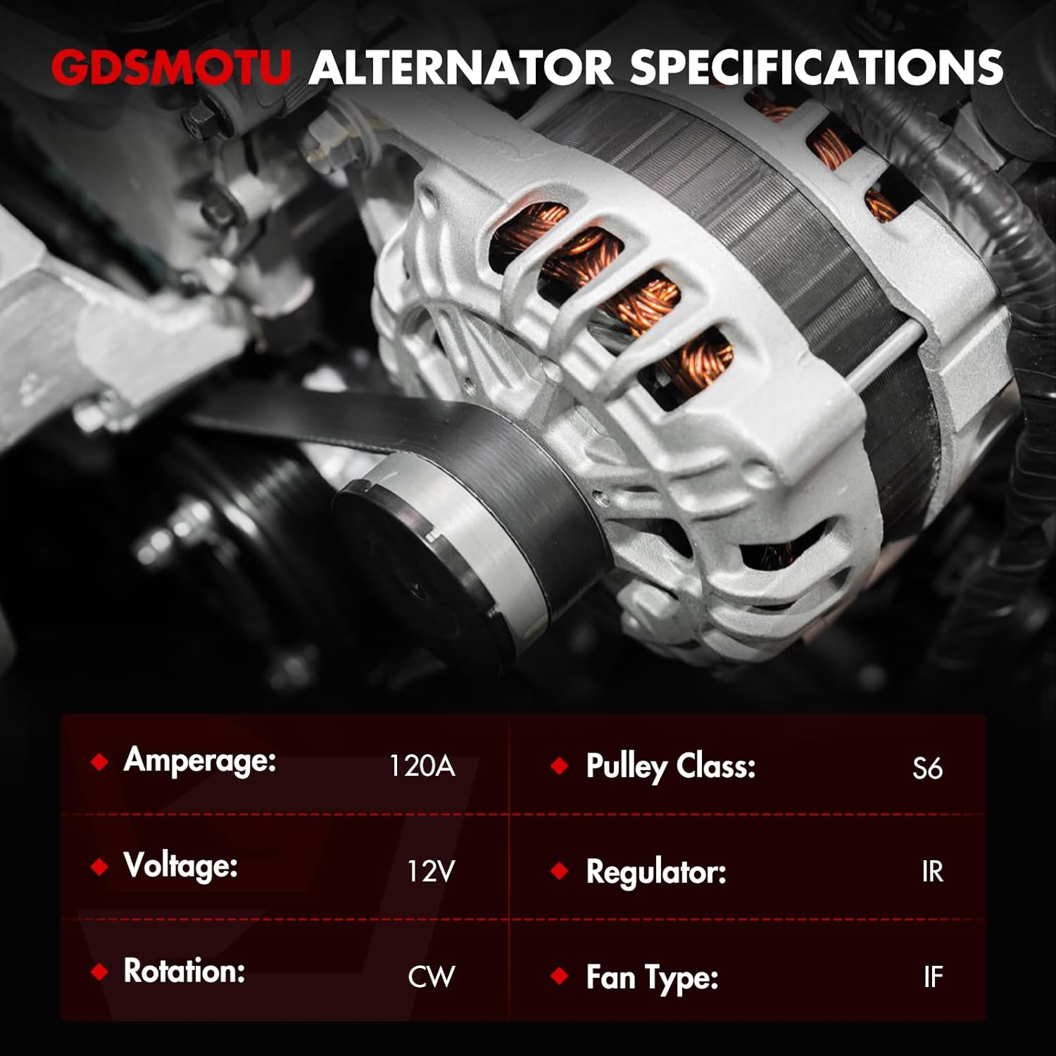 New Alternator Replacement for Nissan Maxima 3.5L 2004 2005 2006 2007 2008, OE# AVA0004 400-40032 2650031 231003SH2B