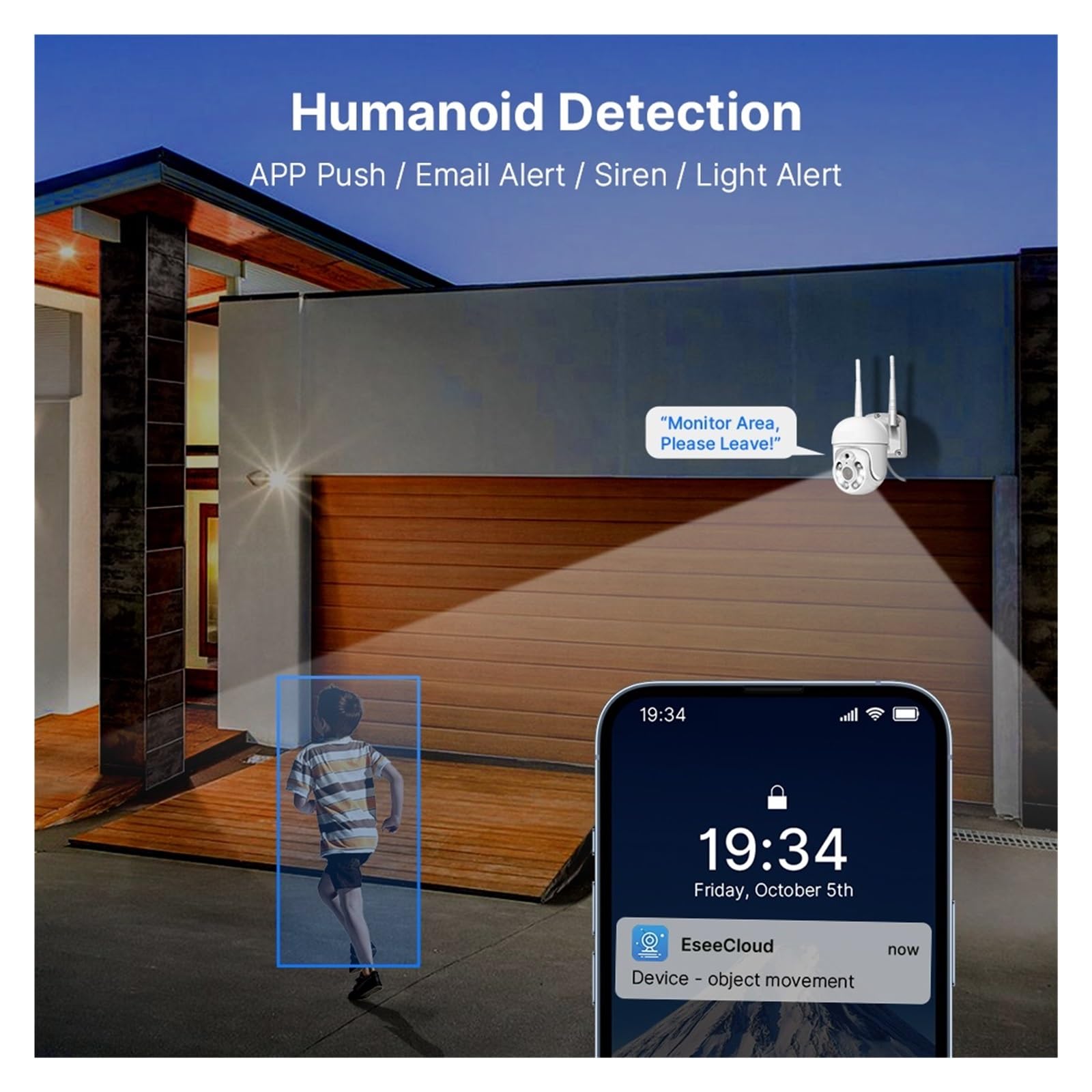 5MP WiFi CCTV Kamera PTZ Zestaw Do Organizacji Bezpieczeństwa 10-kanałowy Rejestrator NVR AI Śledzenie Ruchu Kamer IP System Nadzoru Wideo Dobra Jakość Obrazu(None,10CH NVR 6 Cameras)