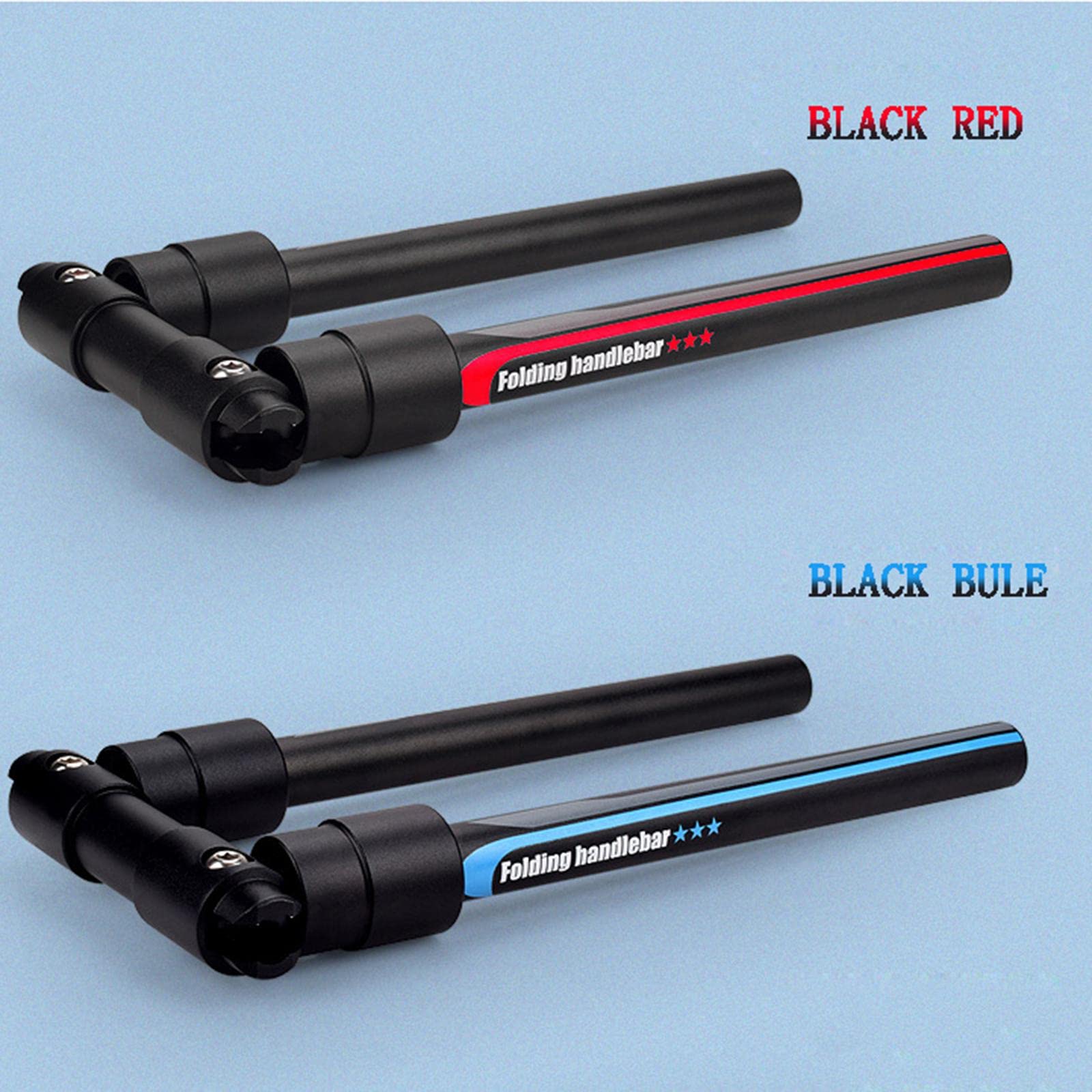 Guidon pliable pour vélo de course et scooter Rouge 660 mm