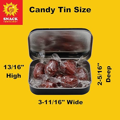 Miniatura 5 de Root Beer Barrels - Old Fashioned Hard Candy 1.5 LBS plus Snack Hotline Candy Tin  Individually Wrapped Bulk Candy