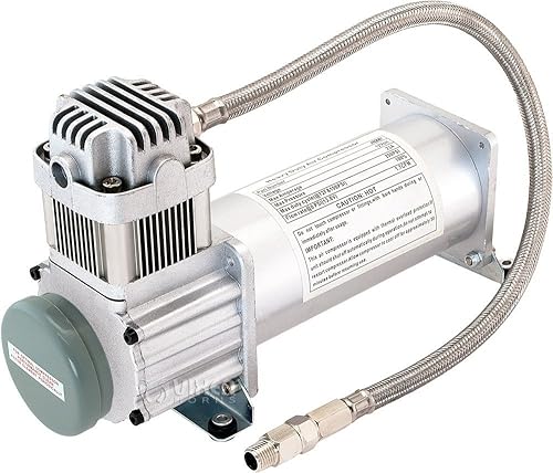 Miniatura 6 de Vixen Horns Kit de bocina de tren para camiones/coche/semi. Sistema completo a bordo: compresor de aire de 200 psi, tanque de 3 galones, 3