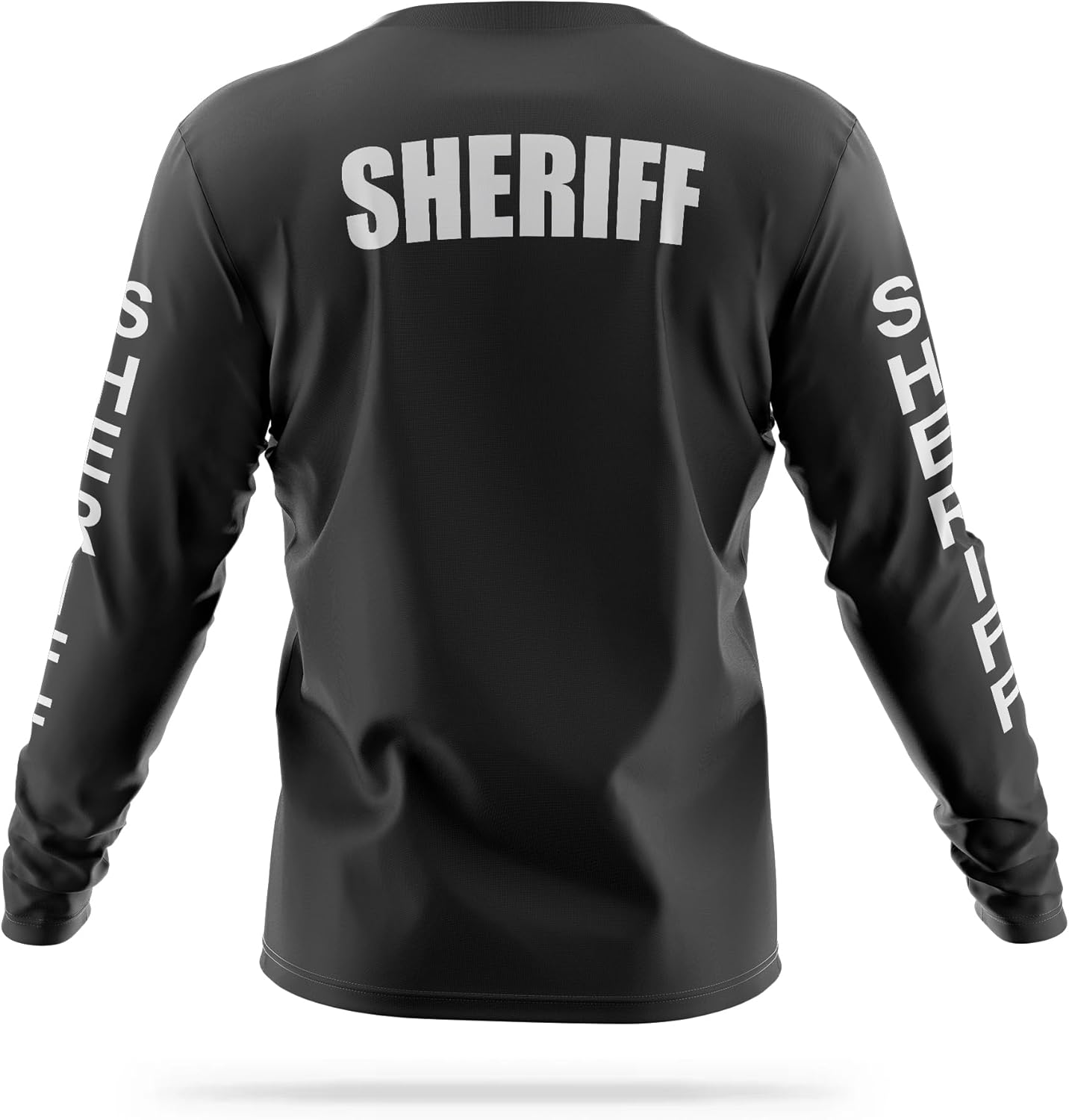 Sheriff Reflective Utility Long Sleeve - USA High-Visibility Shirt - Durable, Breathable, Moisture-Wicking Uniform