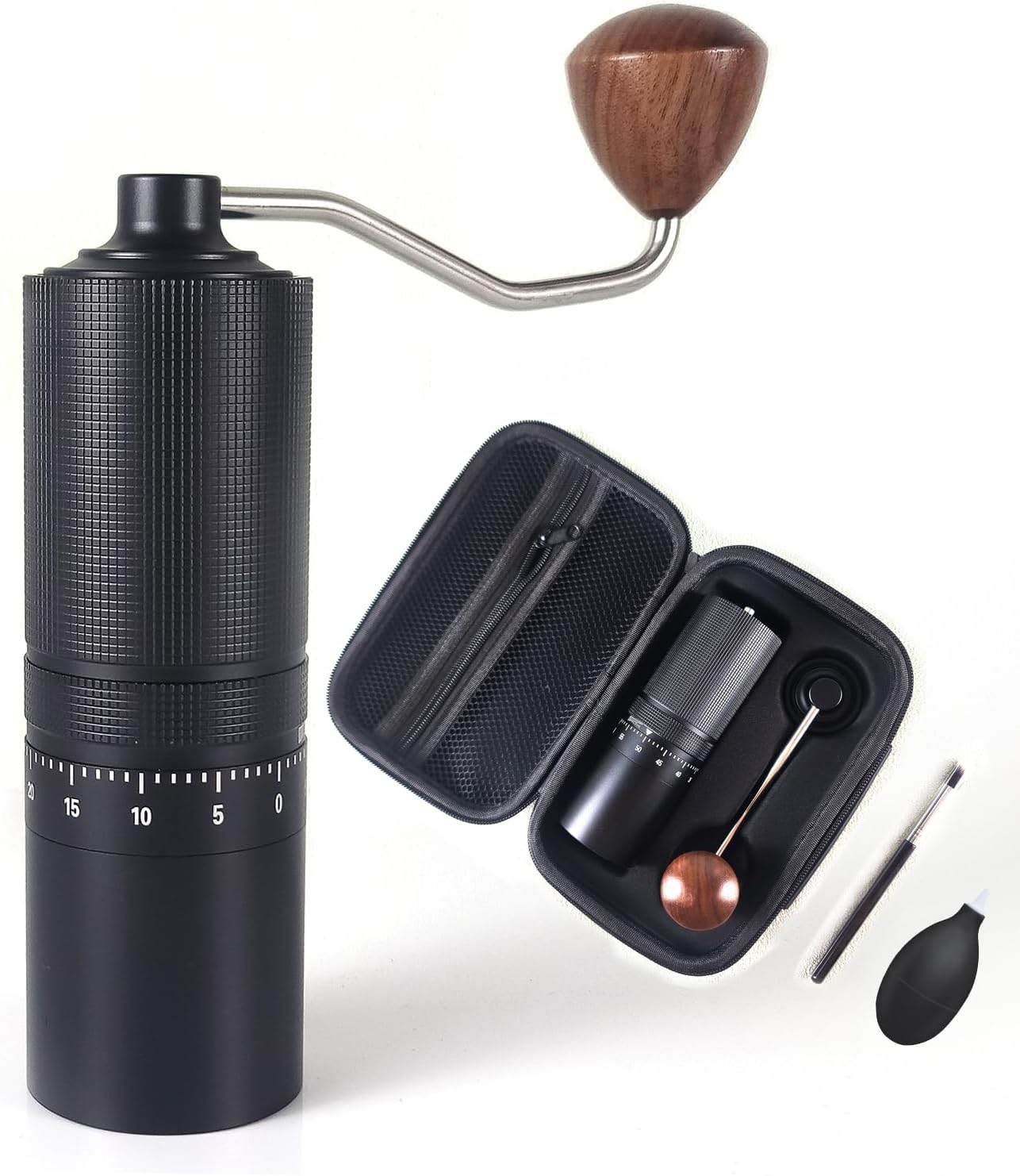 カリタ Kalita コーヒーミル 木製 丈夫な鋳鉄製カッター 銅板ミル AC-1