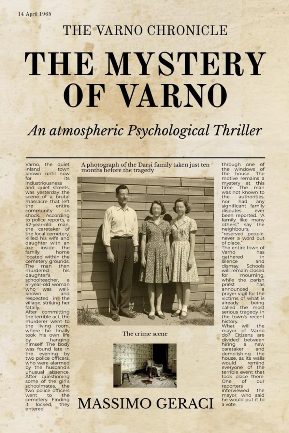 THE MYSTERY OF VARNO: An Atmospheric Psychological Thriller