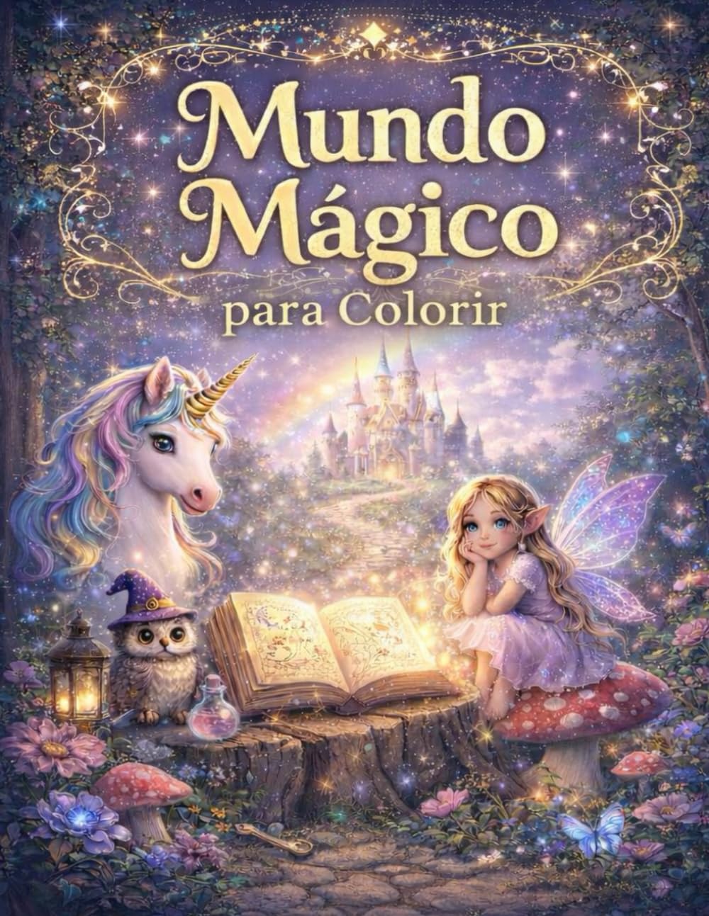 Mundo mágico: Livro de colorir