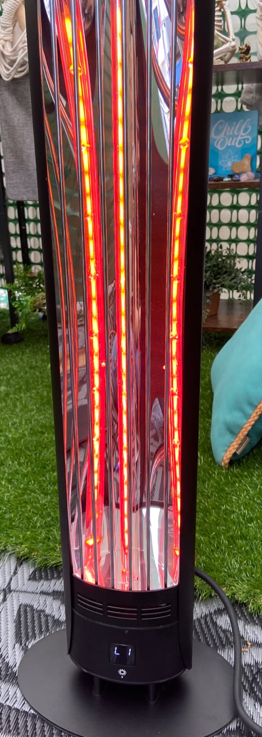 26/mo Finance Outdoor Patio Heater, EAST OAK 1500W Portable Outdoor