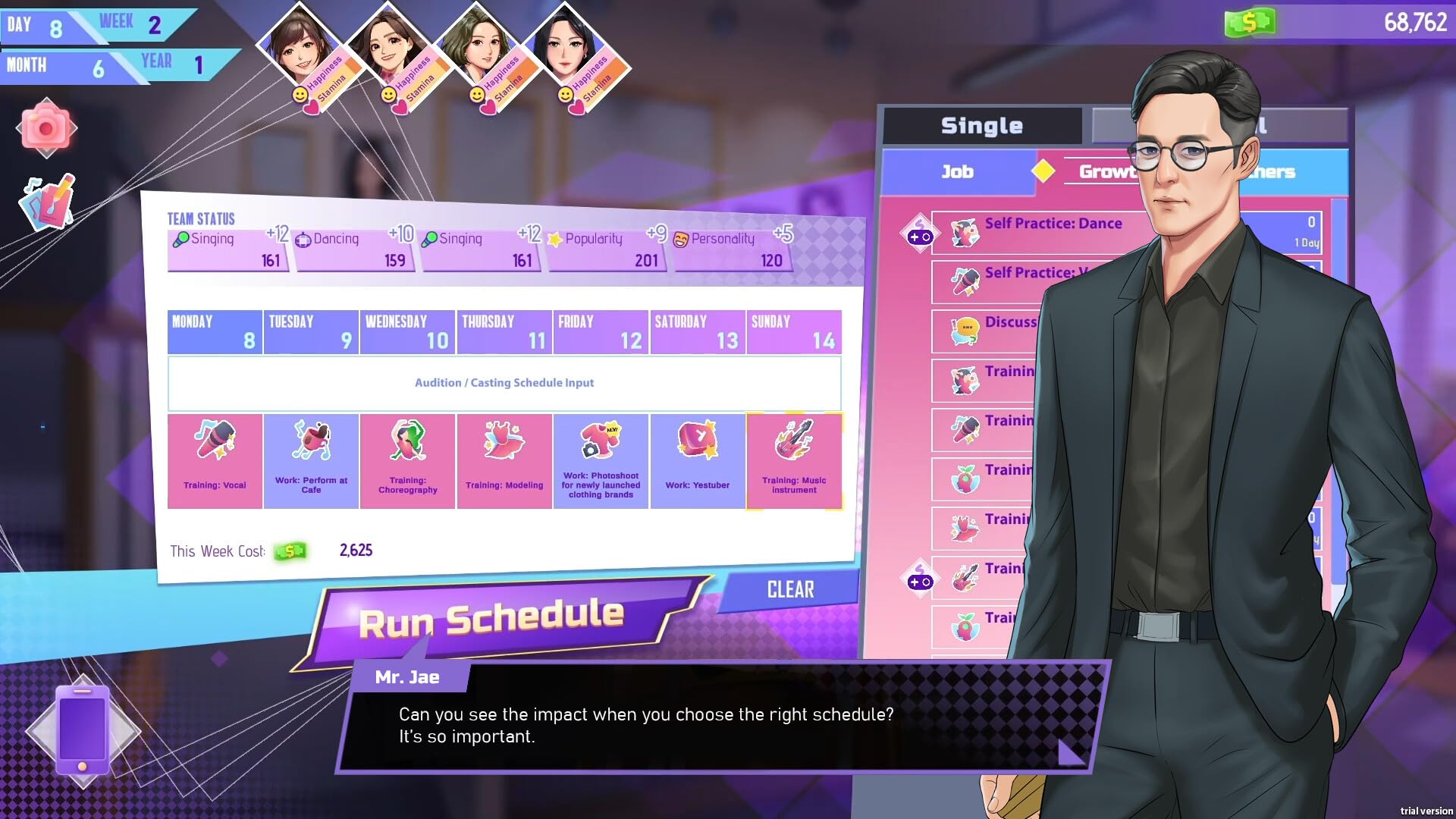 Historias de ídolos K-Pop (Nintendo Switch)