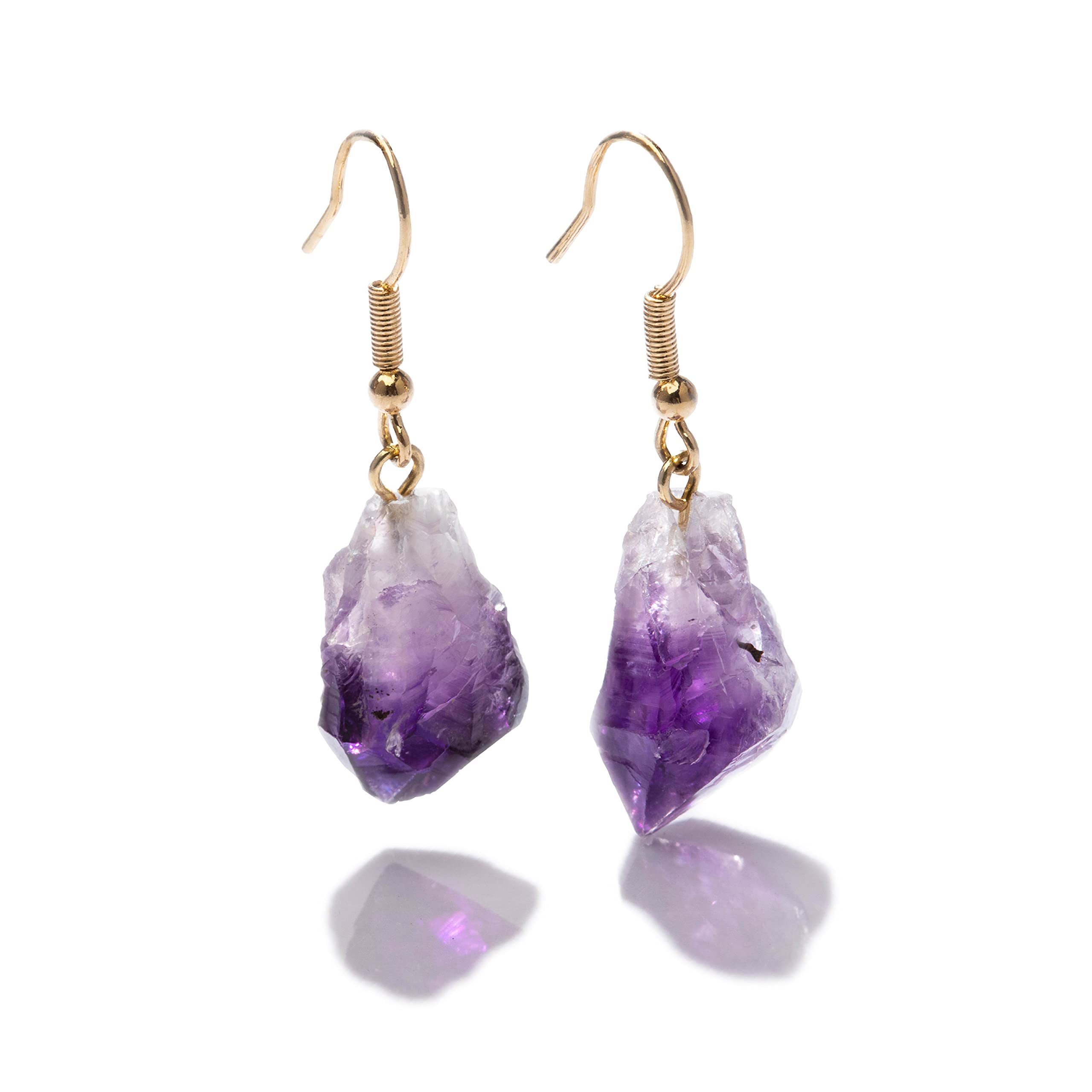Ayana WellnessAyana Wellness Crystal Earrings - Handmade with Ethically Sourced Natural Stone - Dangling Earrings for Women