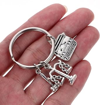 Lawyer Keychain Justice Pendant Alloy Decorative Silver Accessory