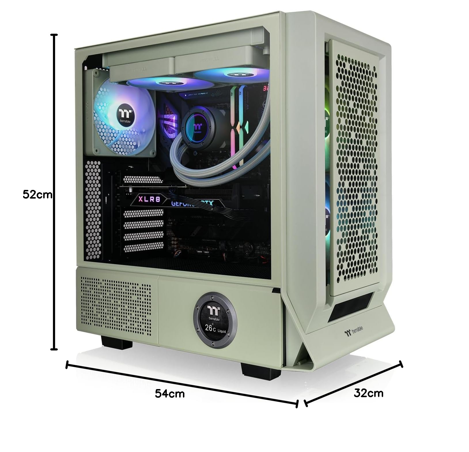 Thermaltake Ceres 350 MX Matcha Green