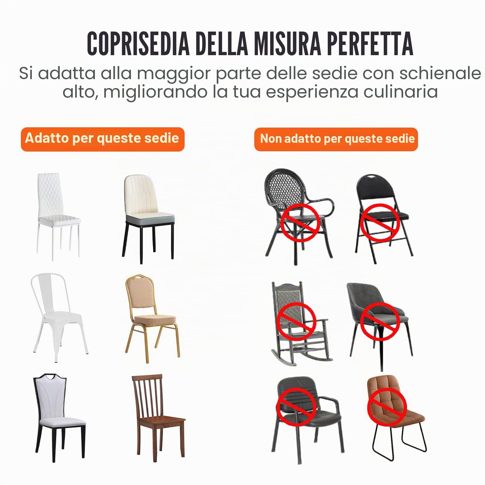 VEVOR Coprisedie Pieghevoli Spandex Elasticizzato, Coprisedie Universali, Fodere Protettive Lavabili Rimovibili, Matrimoni, Vacanze, Banchetti, Feste, Celebrazioni, Sala da Pranzo (30 Pezzi Nero)