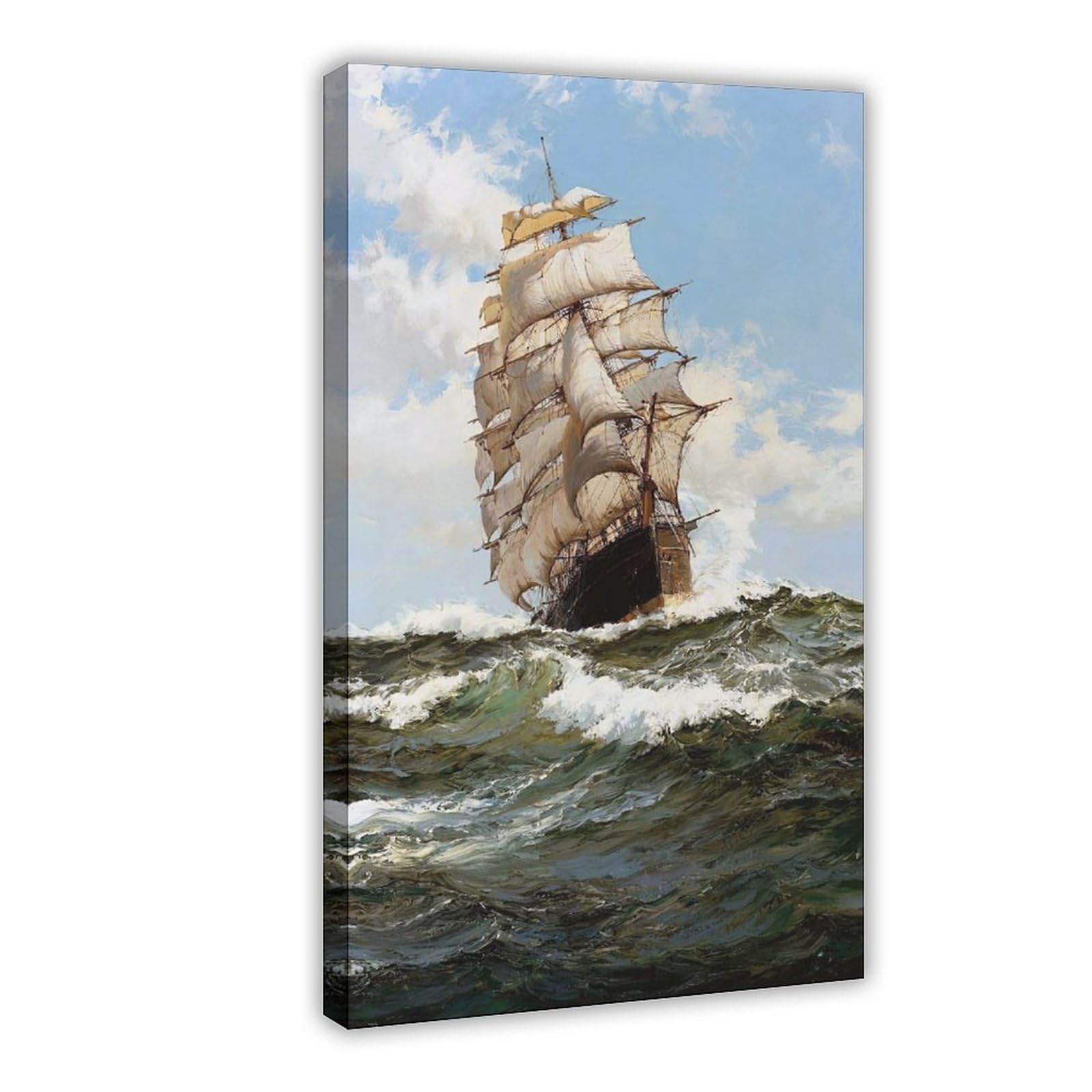 Impression sur toile décorative murale salon bureau tableau The Oberon cadre inclus - 8