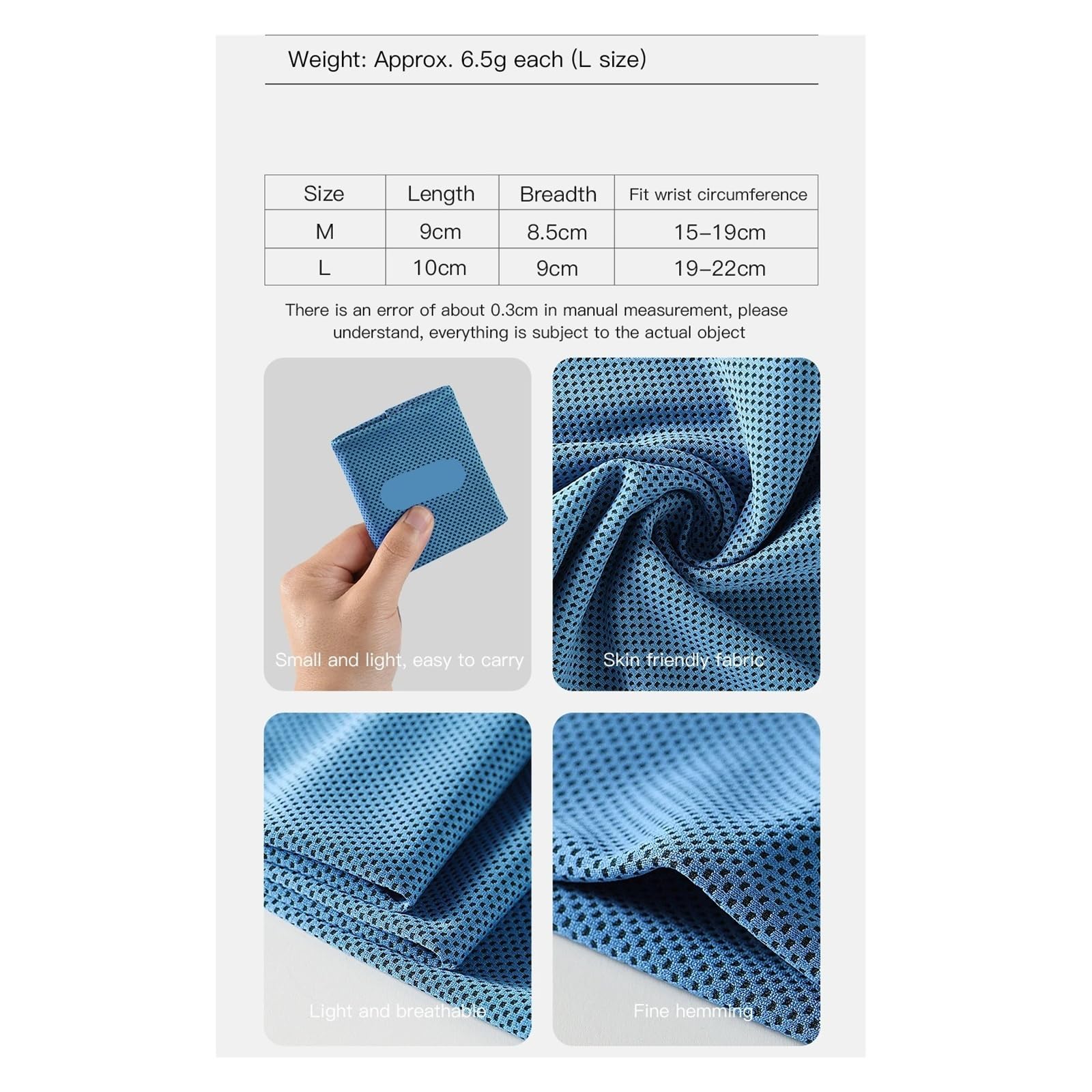 Generico Fascia di Supporto for Il Polso Bracciale Sportivo for Asciugamano for Sudore for Palestra
