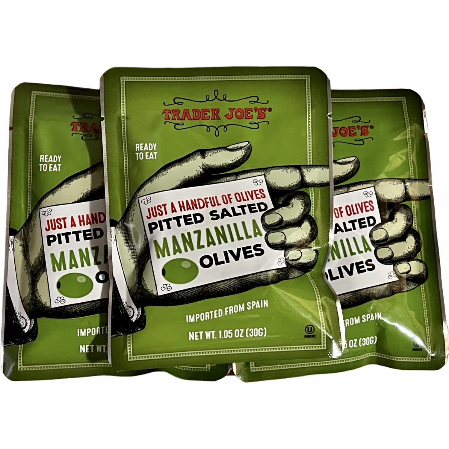 Trader Joe's Ready to Eat Pitted Salted Manzanilla Olives