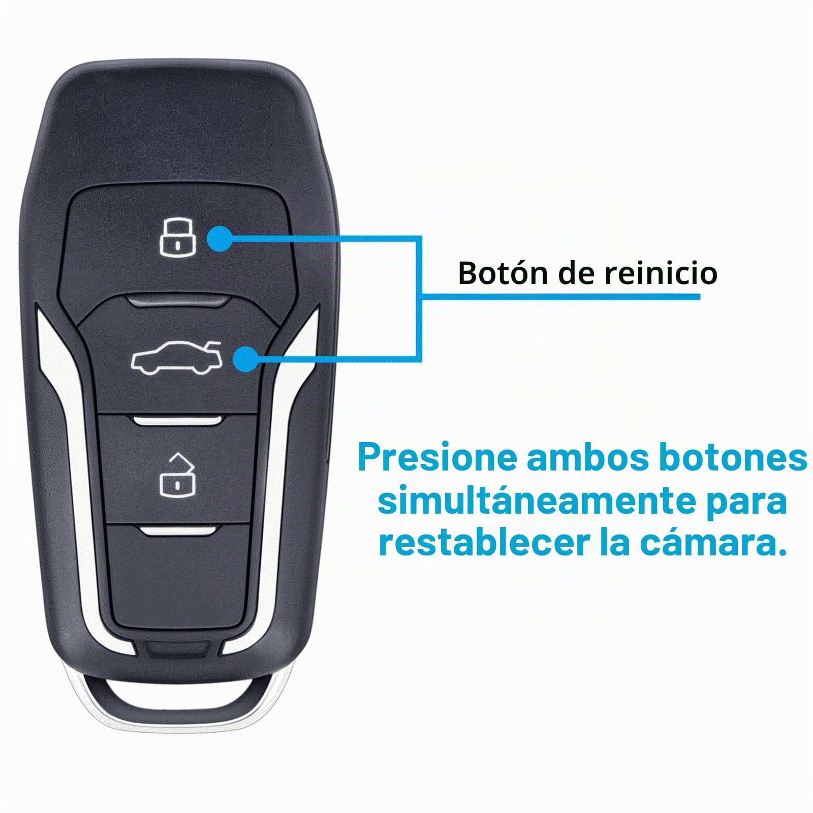HGYGHO 64GB Mini Cámara Llave del Coche, Cámara de Vídeo Pequeña 1080P Portátil Mini Cámaras de Vigilancia Car Key, Micro Cámara de Seguridad con Detección de Movimiento para el Hogar