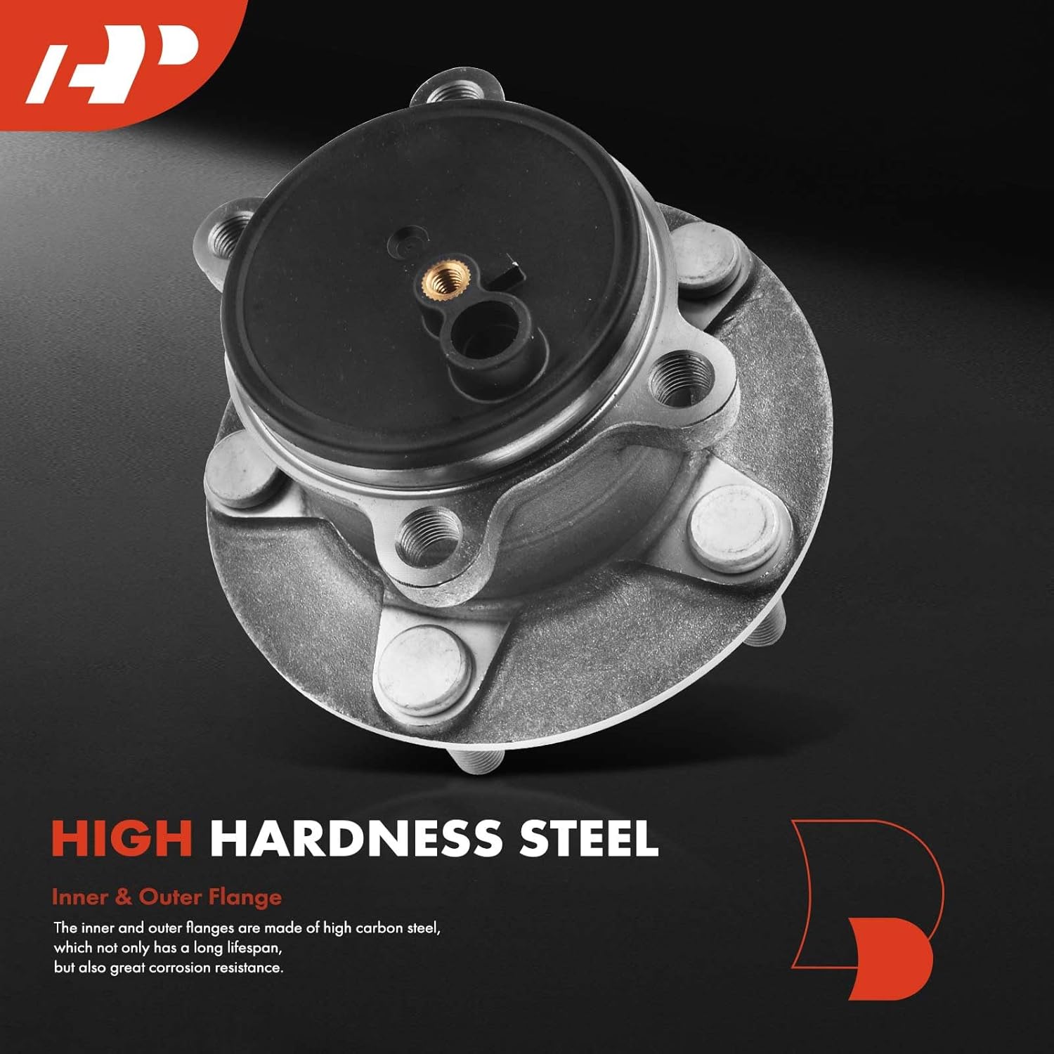 A-Premium 2 x Rear Wheel Bearing and Hub Assembly with 5-Lug Compatible with Mazda 3 2014-2018, 3 Sport 2014-2018