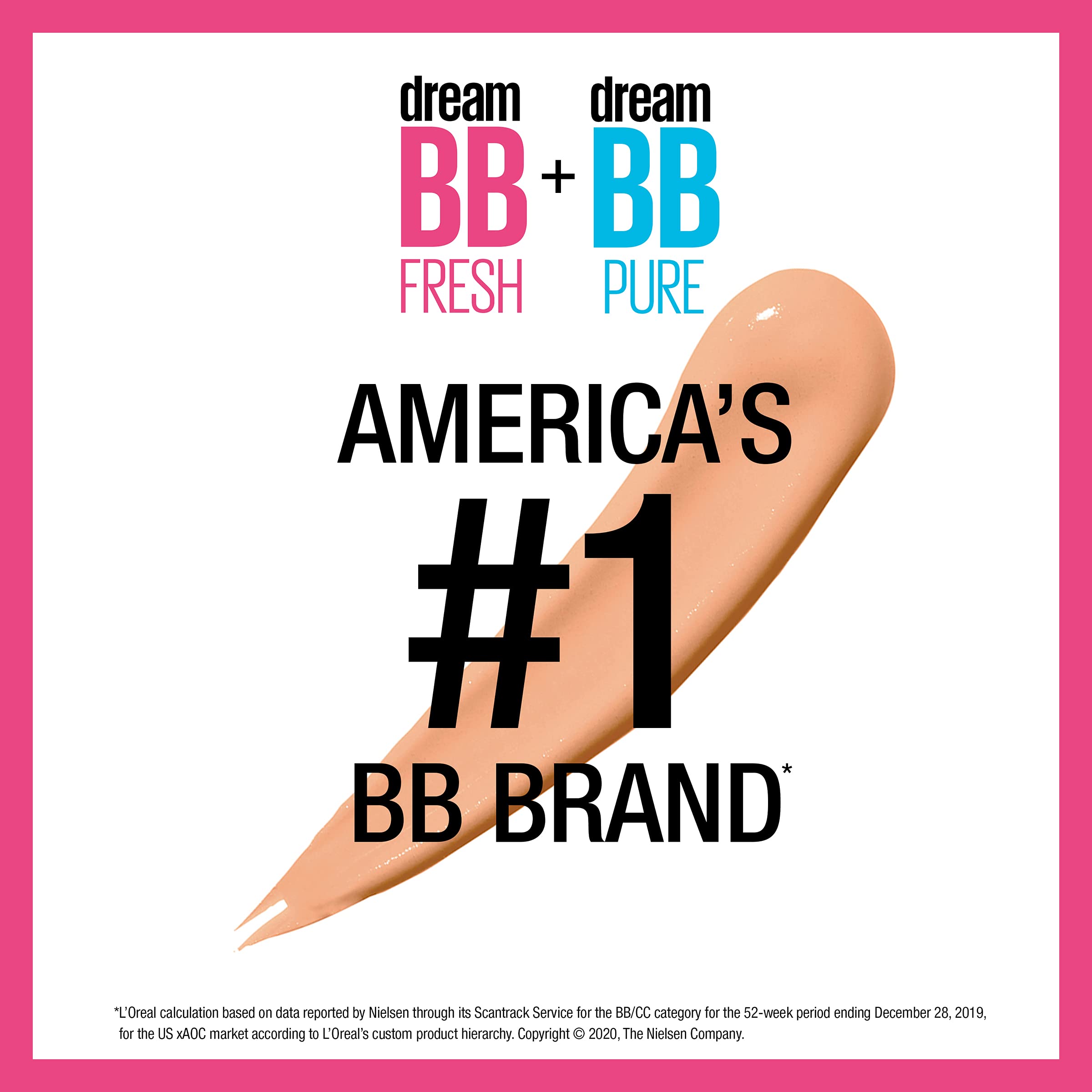 Maybelline Dream Fresh BB Cream (8 in 1 Skin Perfector) aus USA (Light-Medium)
