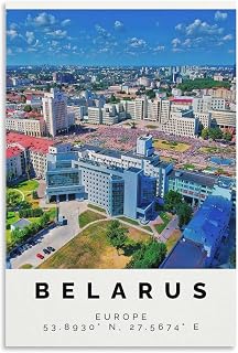 Belarus Poster Colorful Print, Belarus Wall Art, Belarus Photo Decor, Belarus Gift Travel Print,Larg Canvas Art Poster And Wall Art Picture Print Modern Family Bedroom Decor Posters 12x18inch(30x45cm)