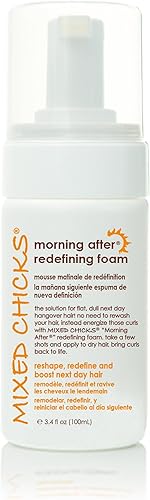 Mixed Chicks Mañana después de redefinir la espuma del cabello, 3.4 onzas líquidas
