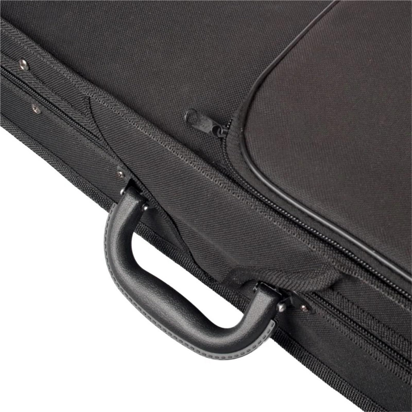 Accesorios Profesionales Violin Estuche Rígido Triangular Profesional Para Violín Tamaño 1/2 Plateado
